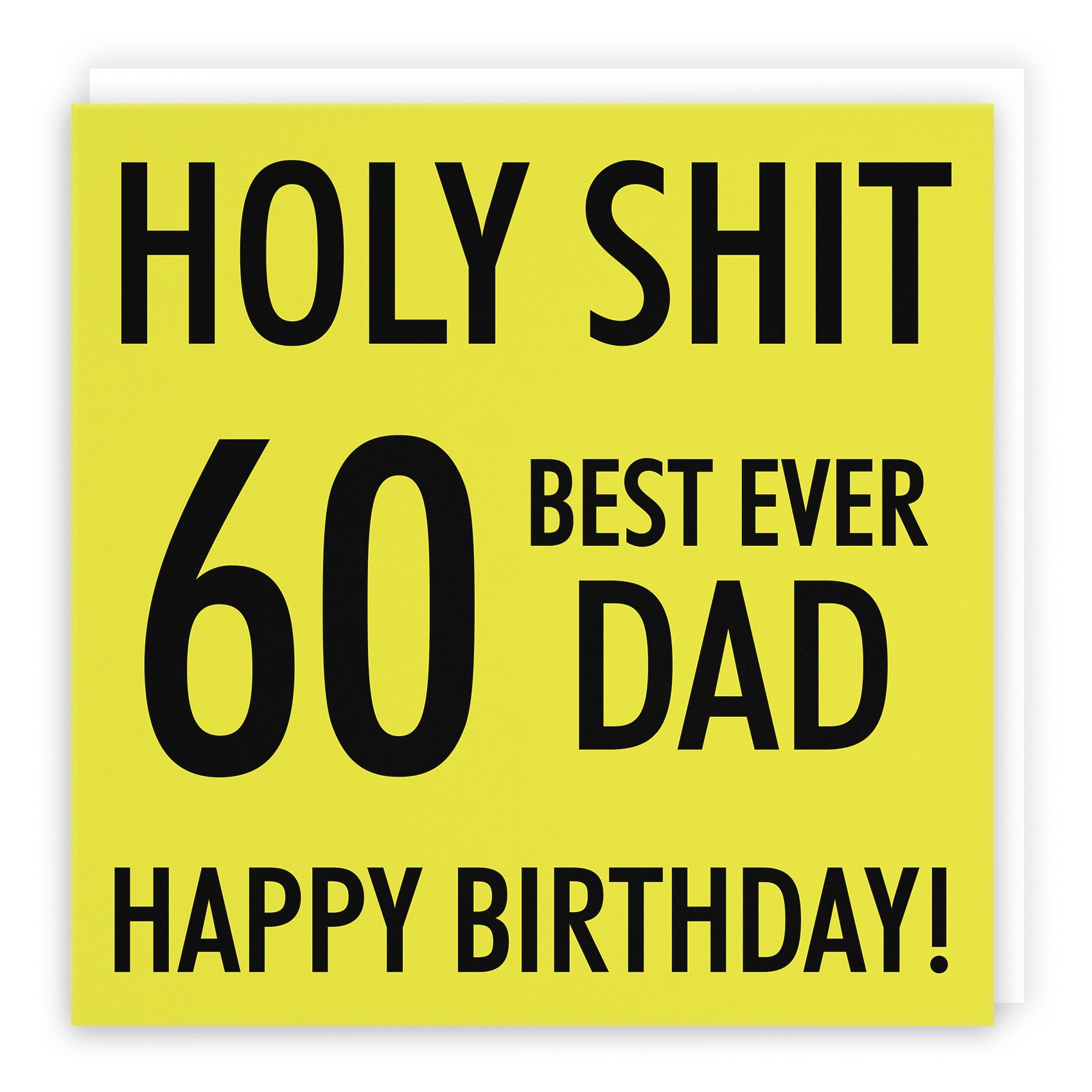 60th Dad Birthday Card Holy Shit - Default Title (TH02119)