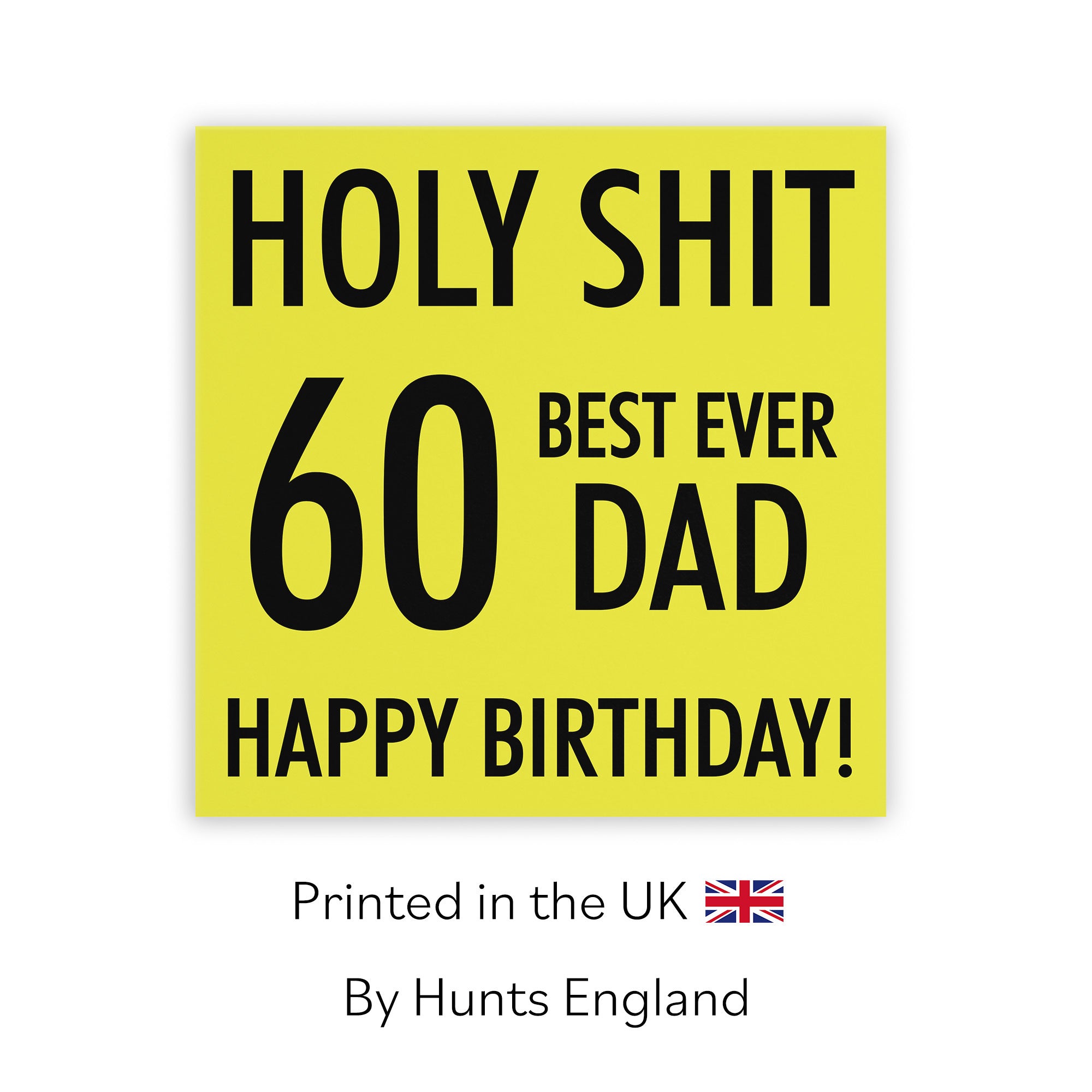 60th Dad Birthday Card Holy Shit - Default Title (TH02119)