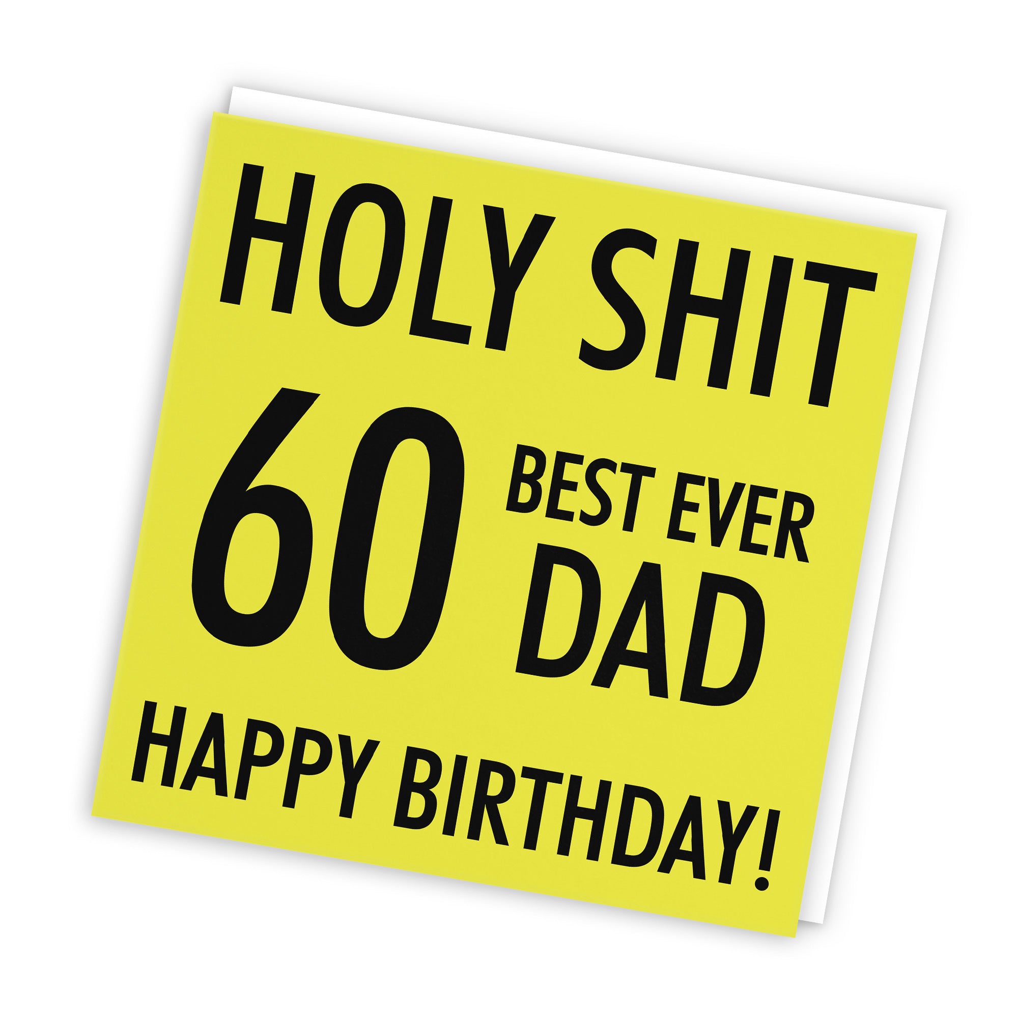 60th Dad Birthday Card Holy Shit - Default Title (TH02119)