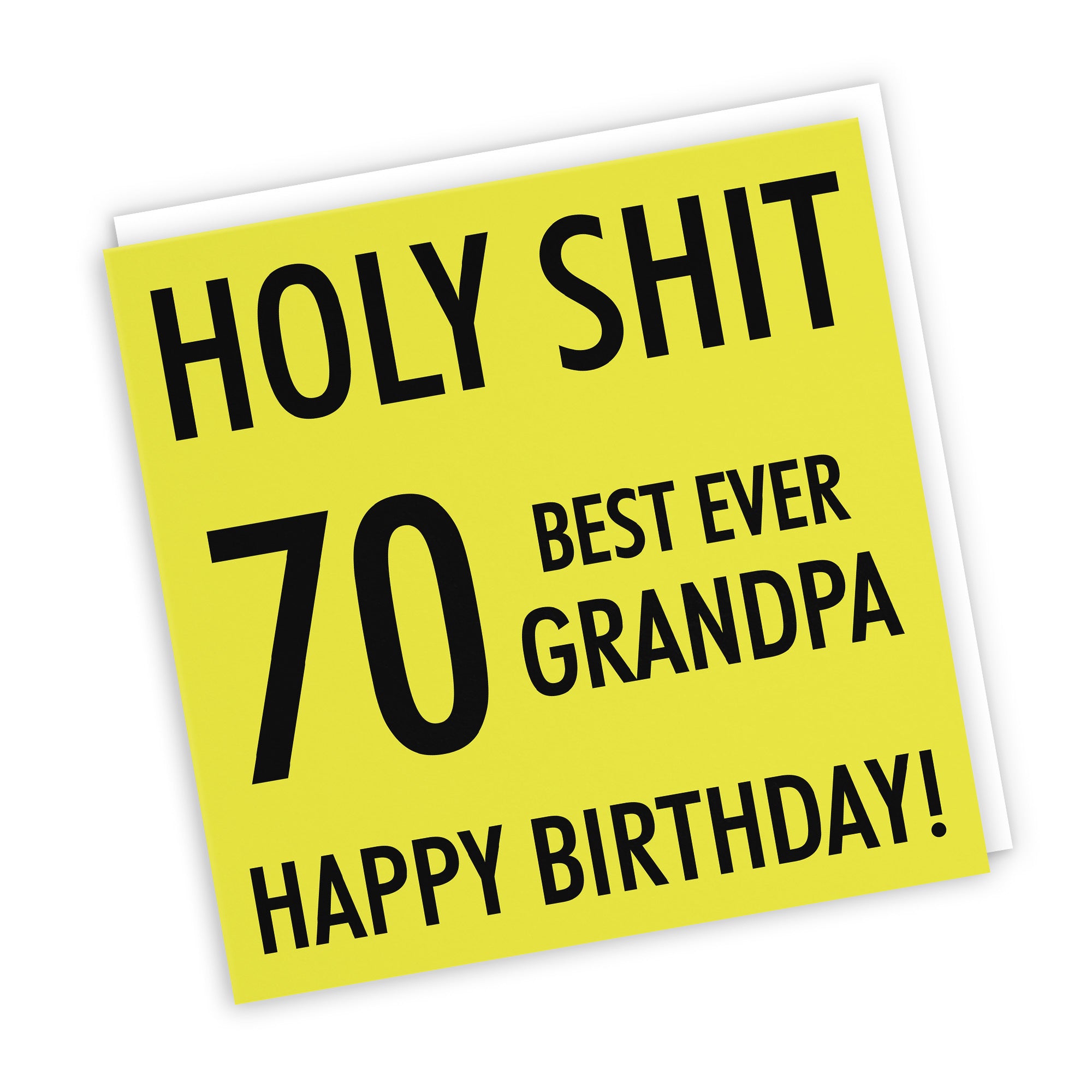 70th Grandpa Birthday Card Holy Shit - Default Title (TH02123)
