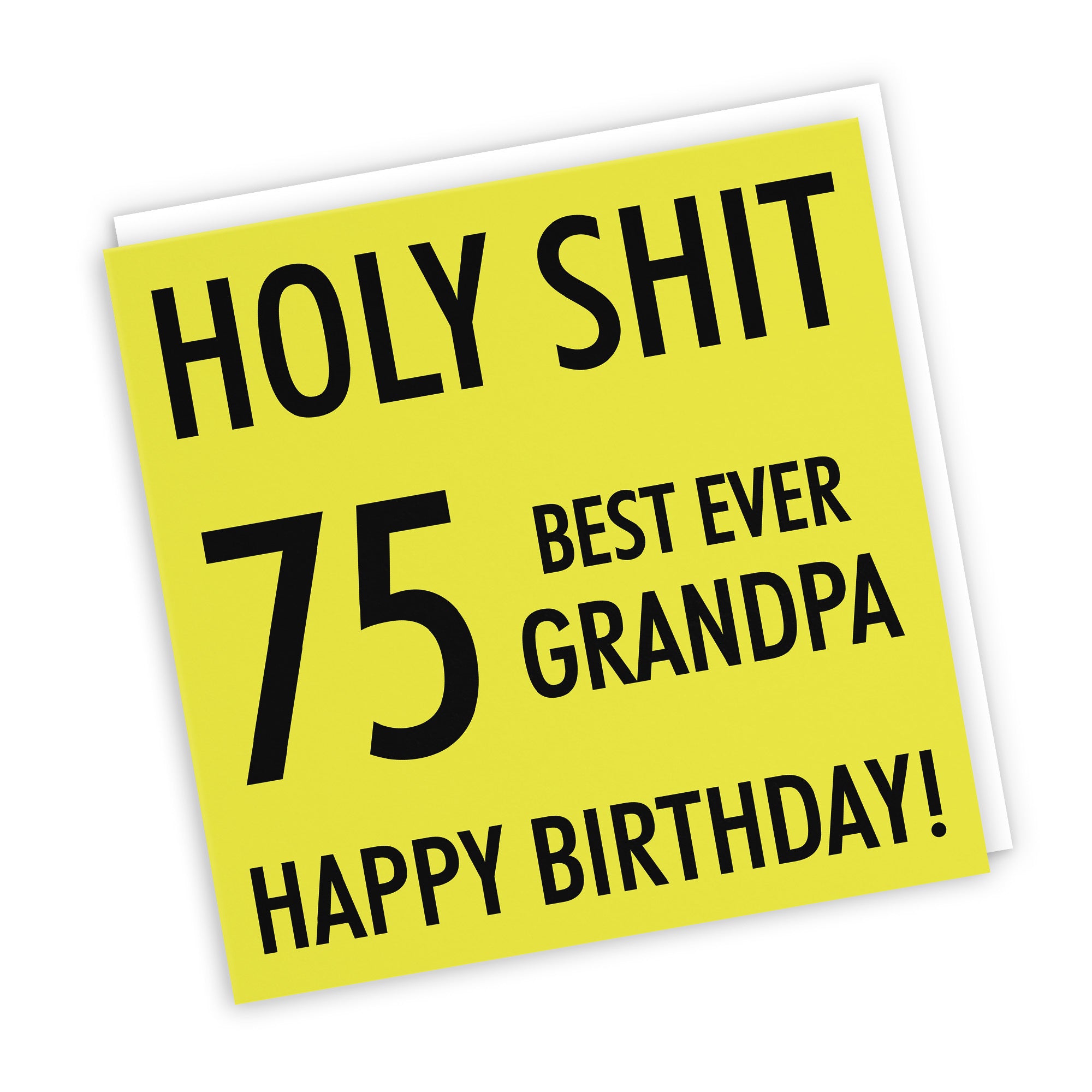 75th Grandpa Birthday Card Holy Shit - Default Title (TH02124)
