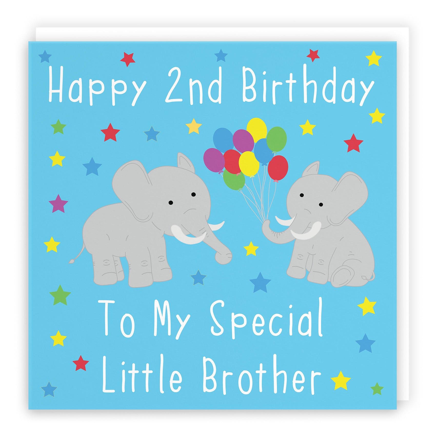2nd Brother Birthday Card Elephants Iconic - Default Title (TH02127)
