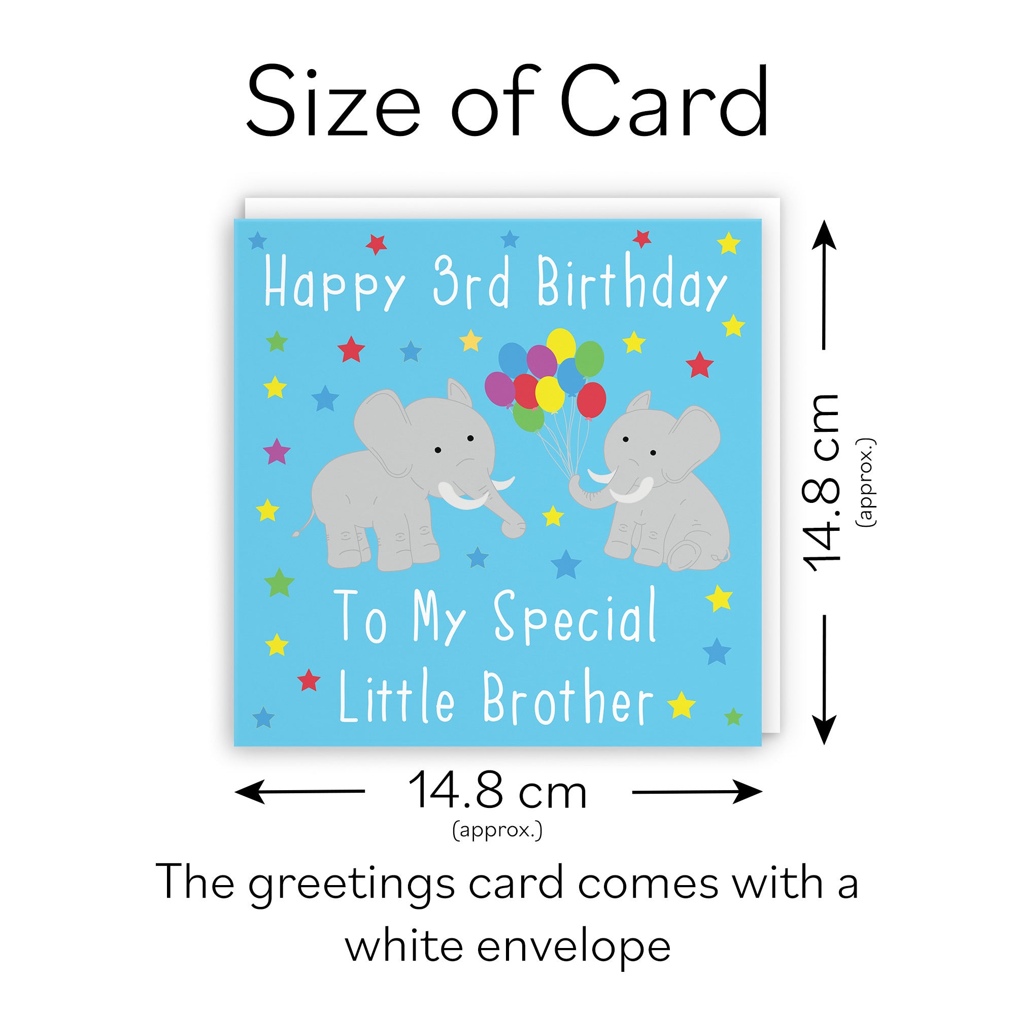 3rd Brother Birthday Card Elephants Iconic - Default Title (TH02128)