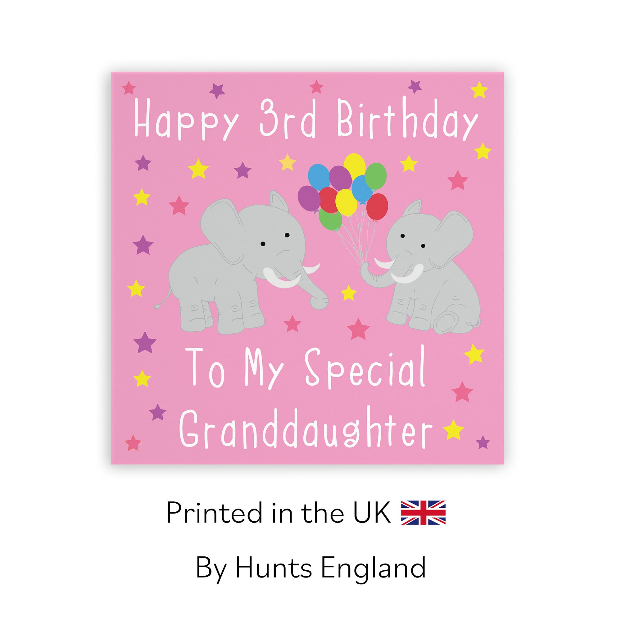 3rd Granddaughter Birthday Card Elephants Iconic - Default Title (TH02132)