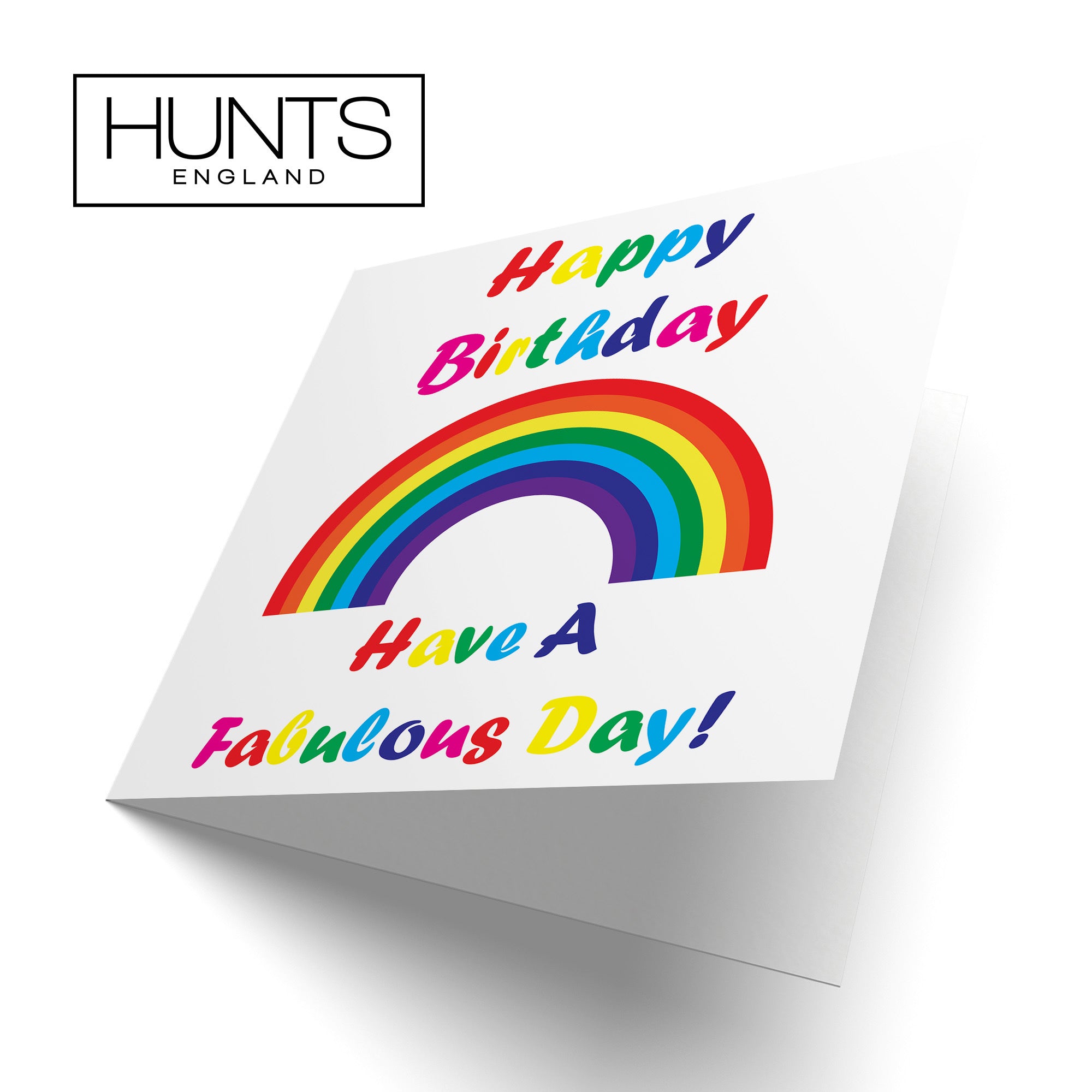 Birthday Card Colourful Rainbow - Default Title (TH02139)