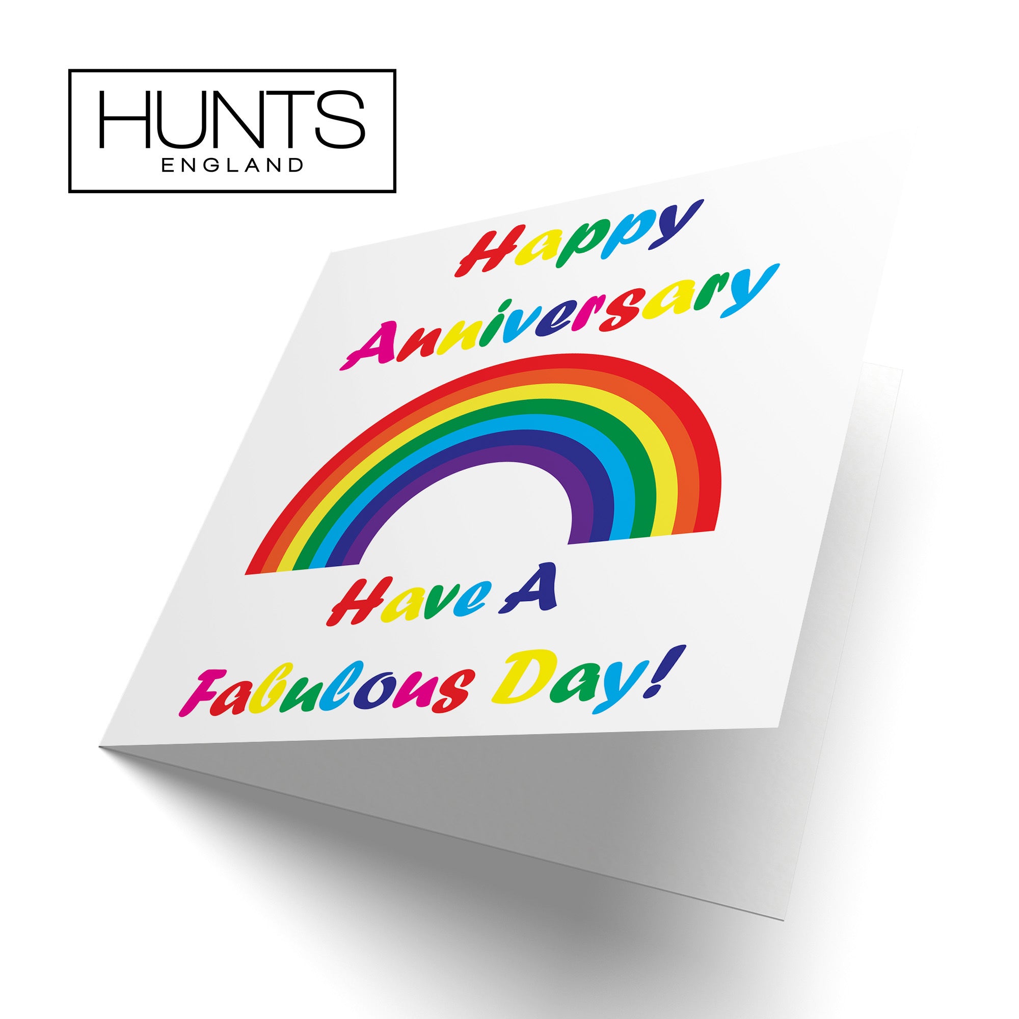 LGBT Same Sex Anniversary Card Rainbow - Default Title (TH02141)