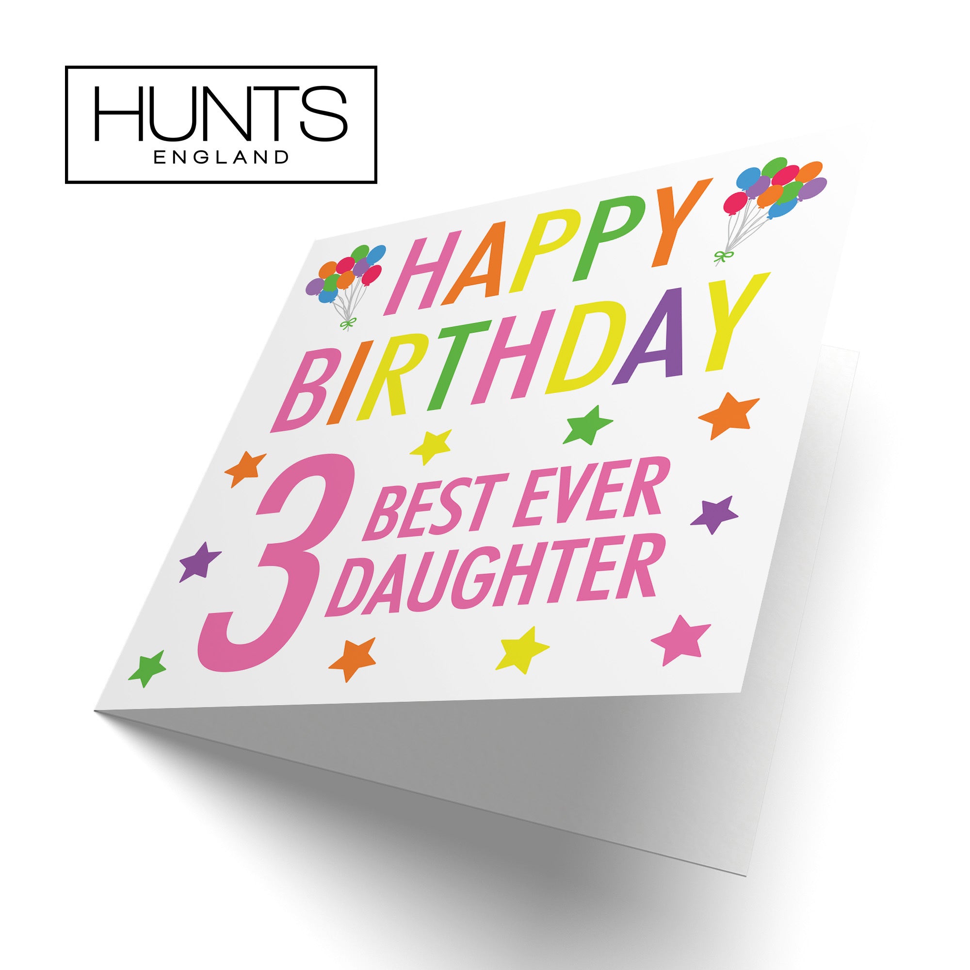 3rd Daughter Birthday Card Colourful - Default Title (TH02143)