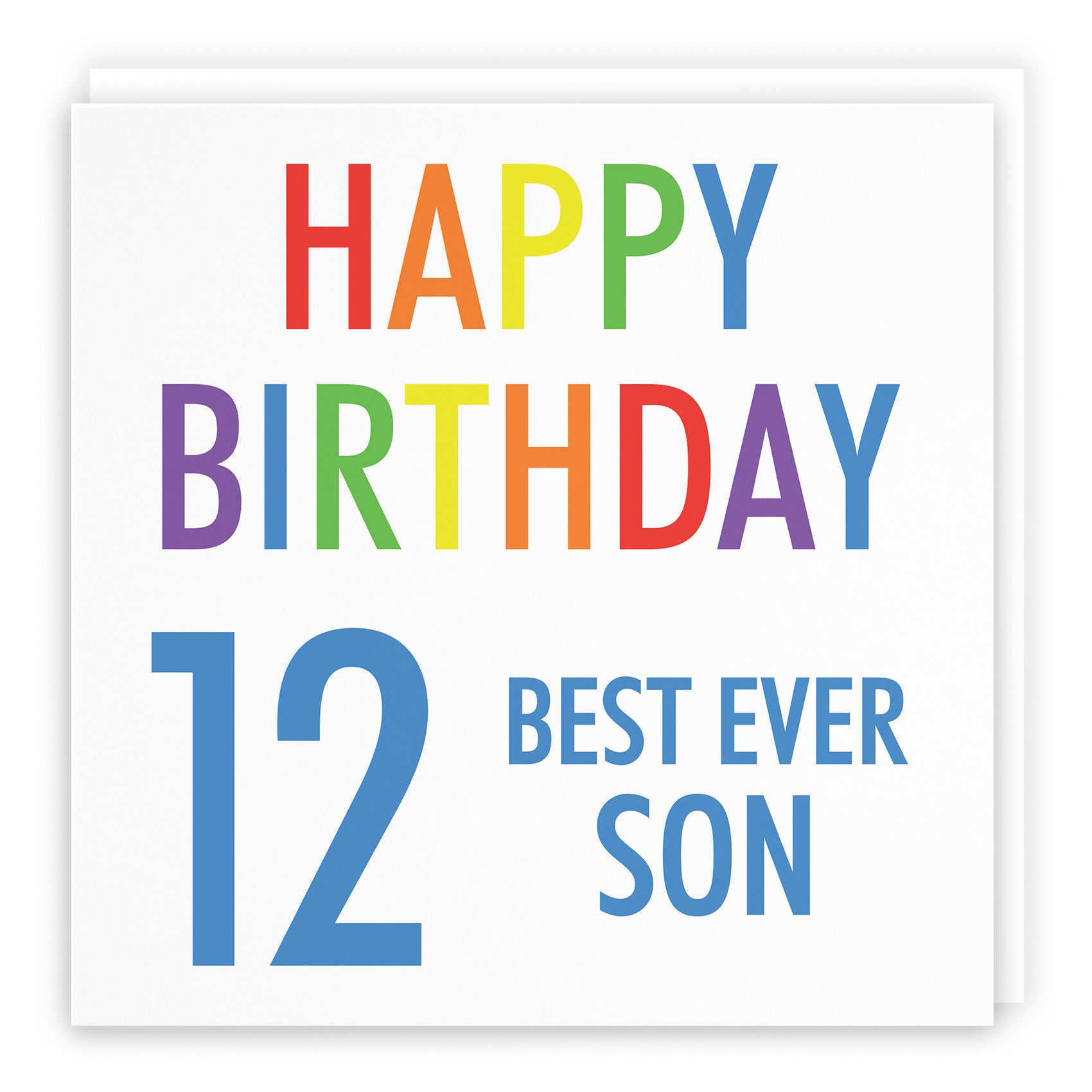 12th Son Birthday Card Colourful - Default Title (TH02155)