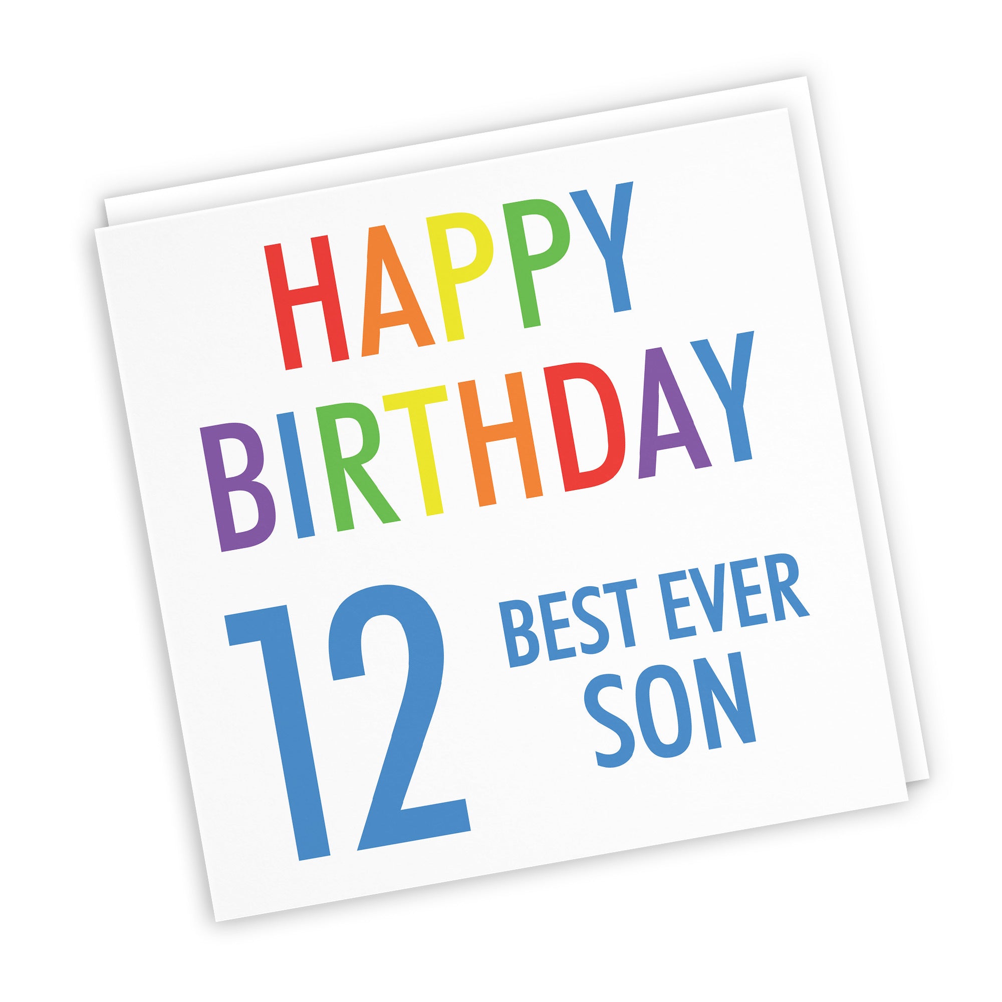 12th Son Birthday Card Colourful - Default Title (TH02155)