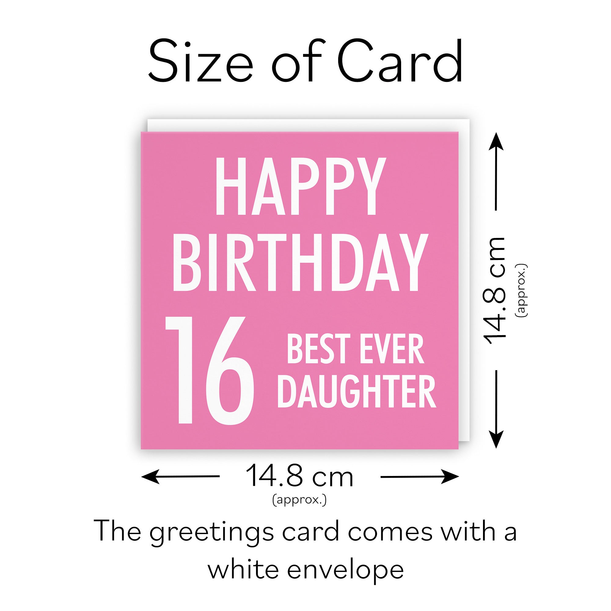 16th Daughter Birthday Card Urban Colour - Default Title (TH02157)