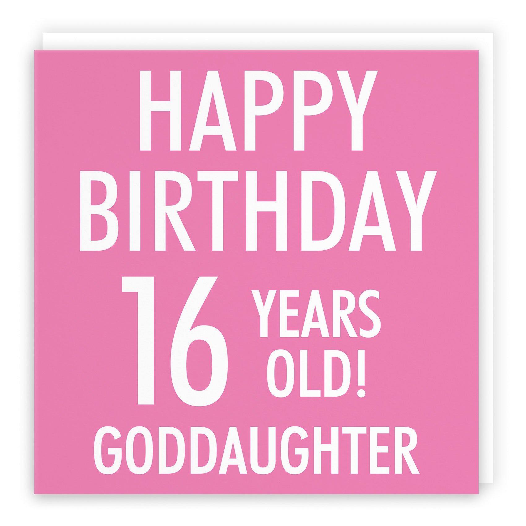 16th Goddaughter Birthday Card Urban Colour - Default Title (TH02158)