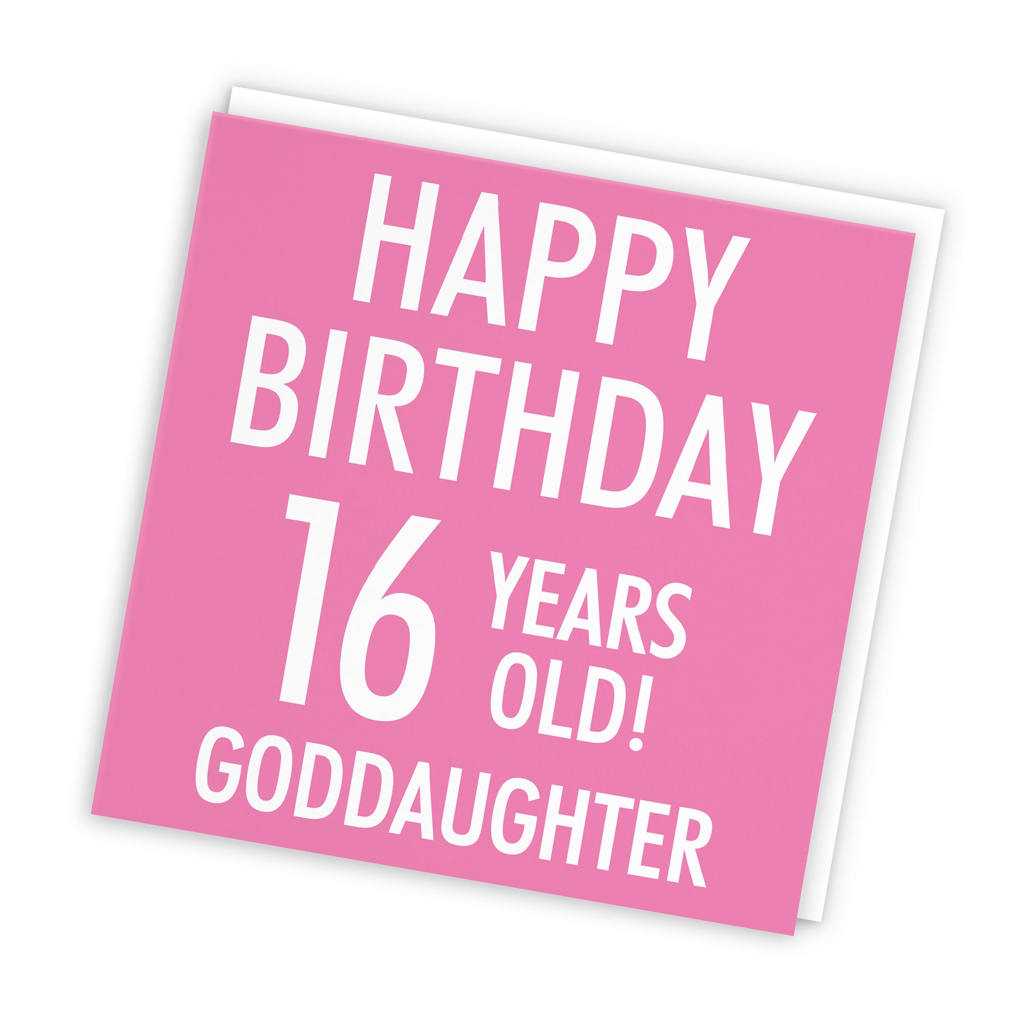 16th Goddaughter Birthday Card Urban Colour - Default Title (TH02158)