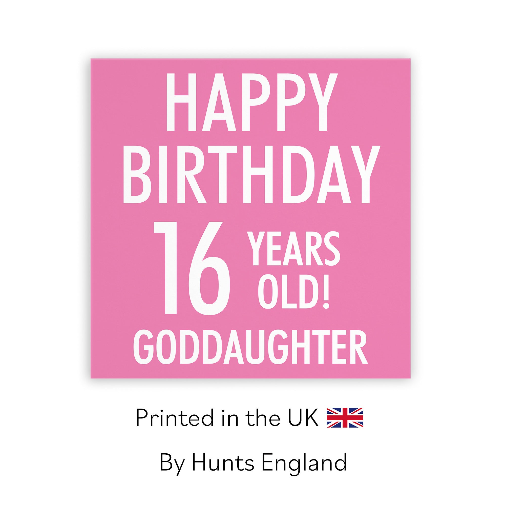 16th Goddaughter Birthday Card Urban Colour - Default Title (TH02158)