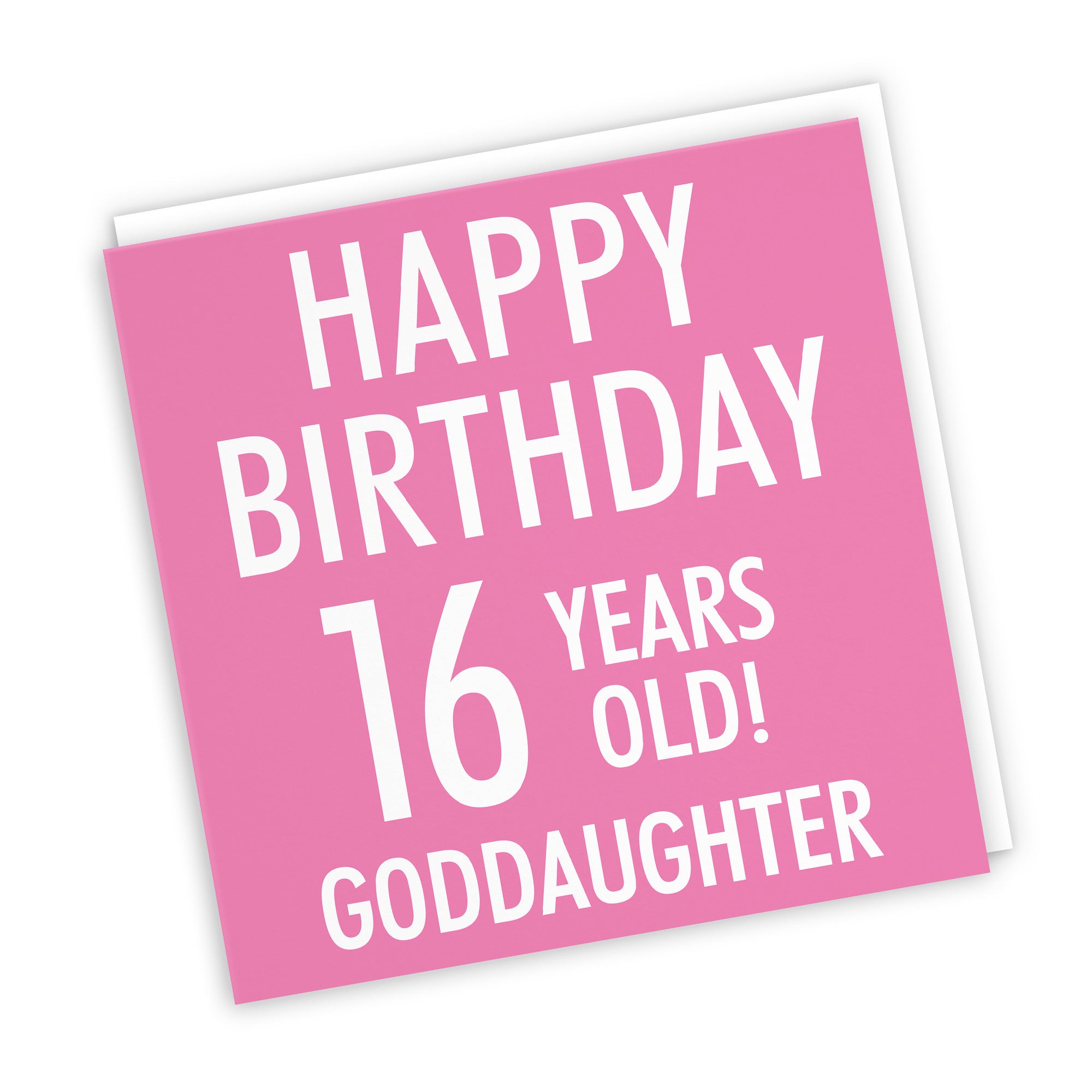 16th Goddaughter Birthday Card Urban Colour - Default Title (TH02158)