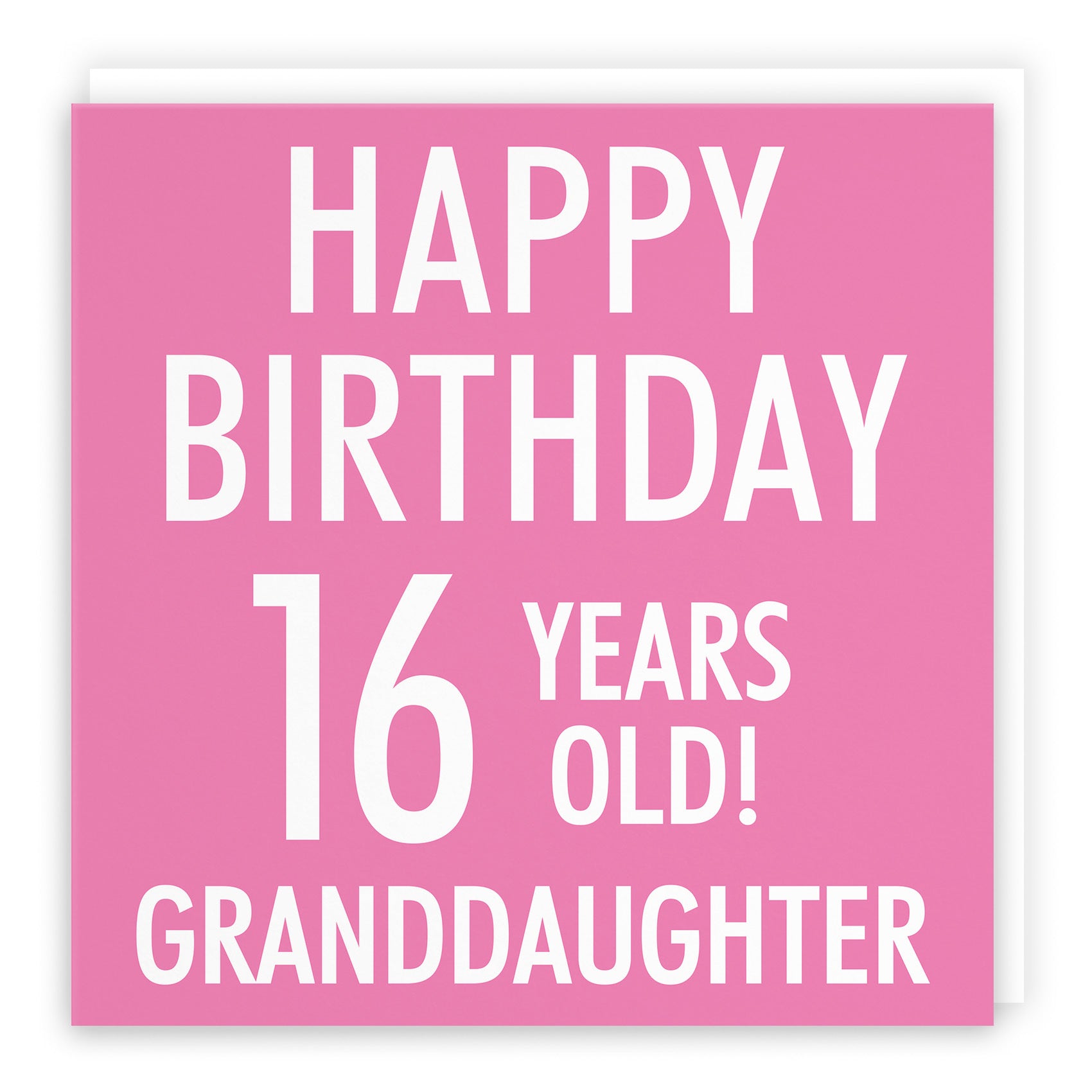 16th Granddaughter Birthday Card Urban Colour - Default Title (TH02159)