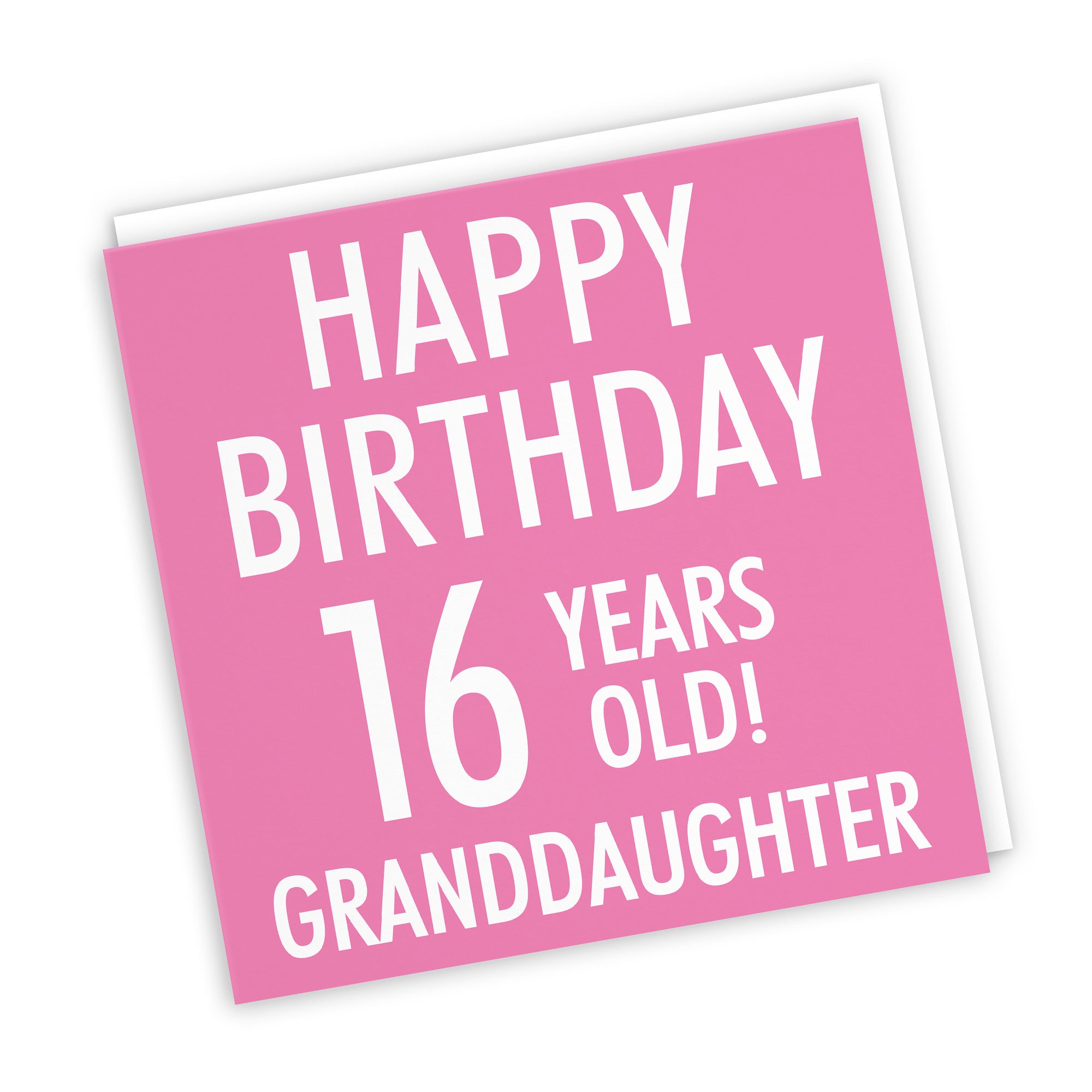16th Granddaughter Birthday Card Urban Colour - Default Title (TH02159)
