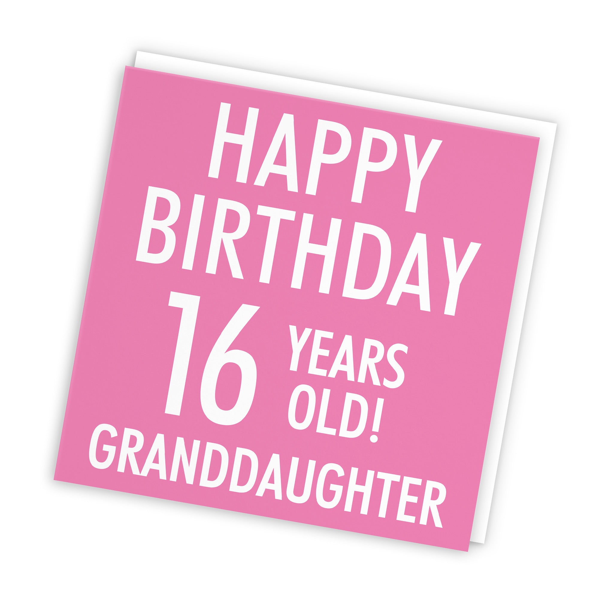 16th Granddaughter Birthday Card Urban Colour - Default Title (TH02159)