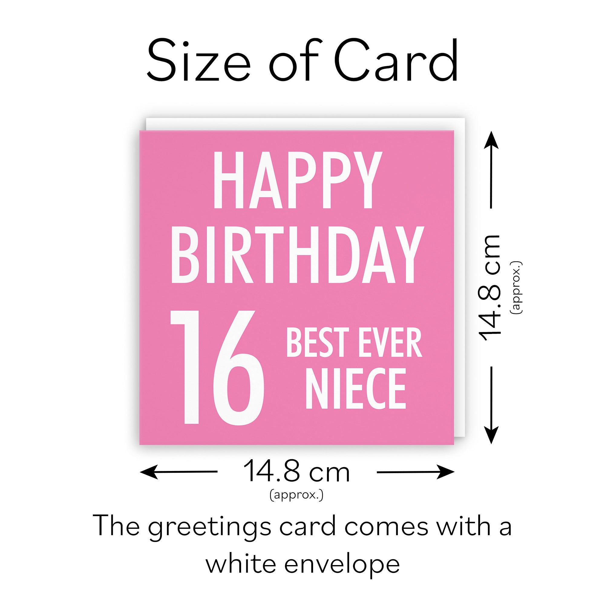 16th Niece Birthday Card Urban Colour - Default Title (TH02162)
