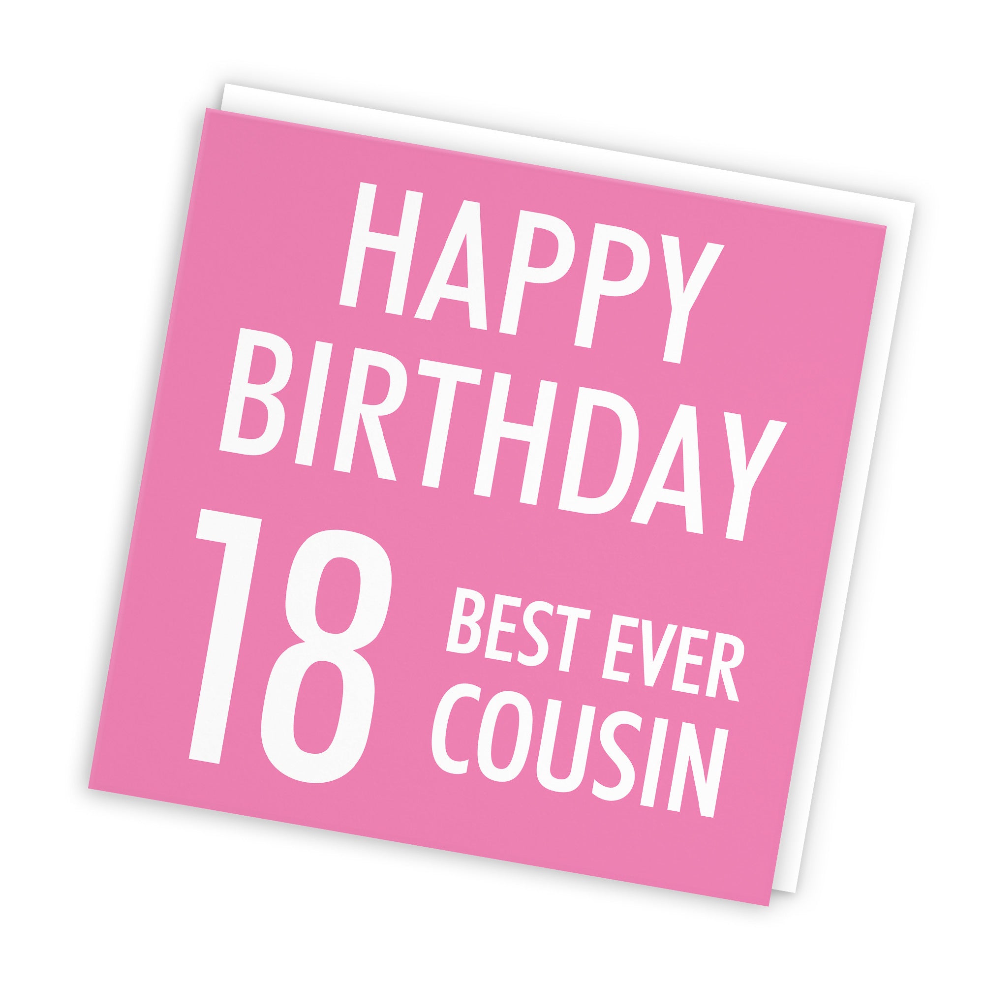 18th Cousin Female Birthday Card Urban Colour - Default Title (TH02164)