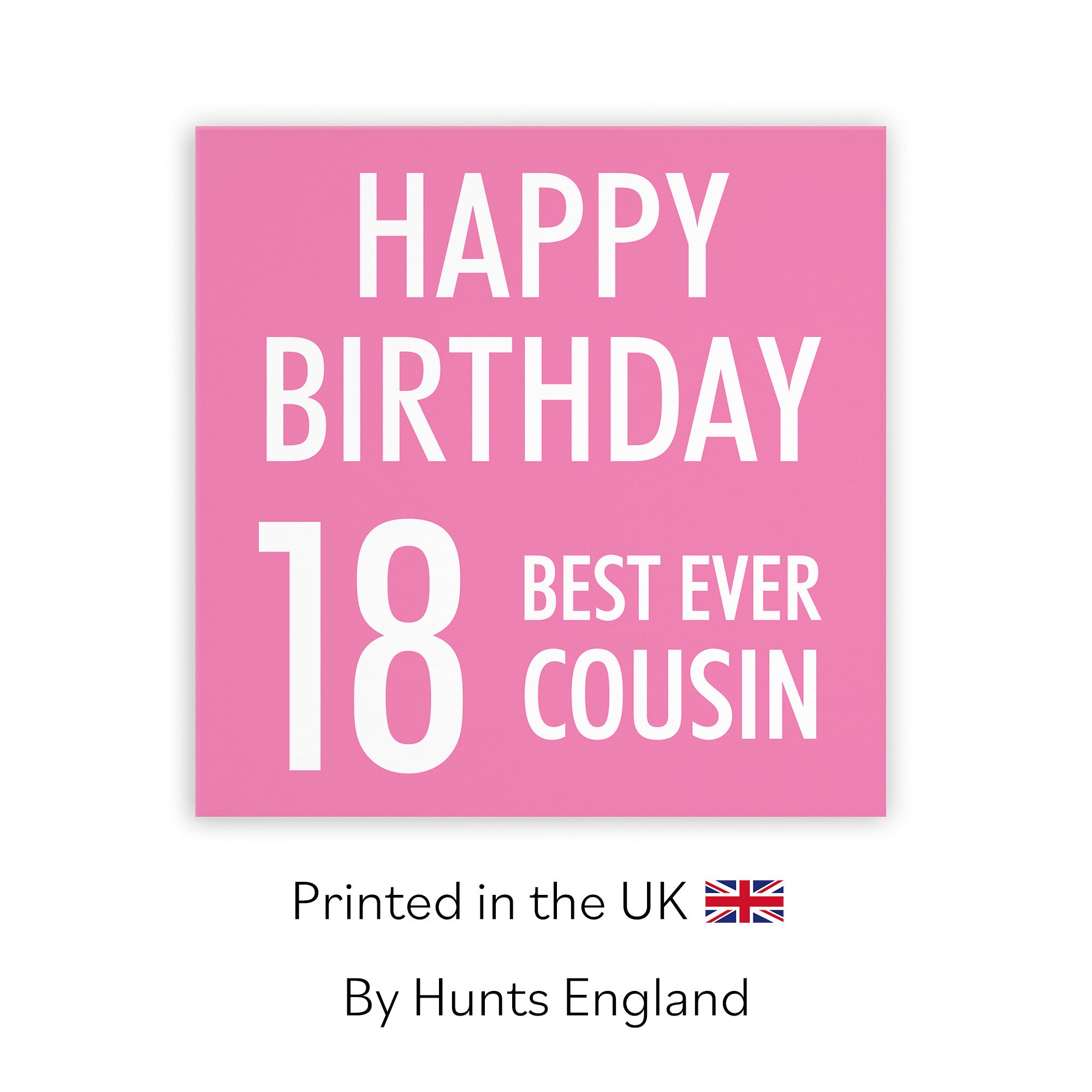 18th Cousin Female Birthday Card Urban Colour - Default Title (TH02164)