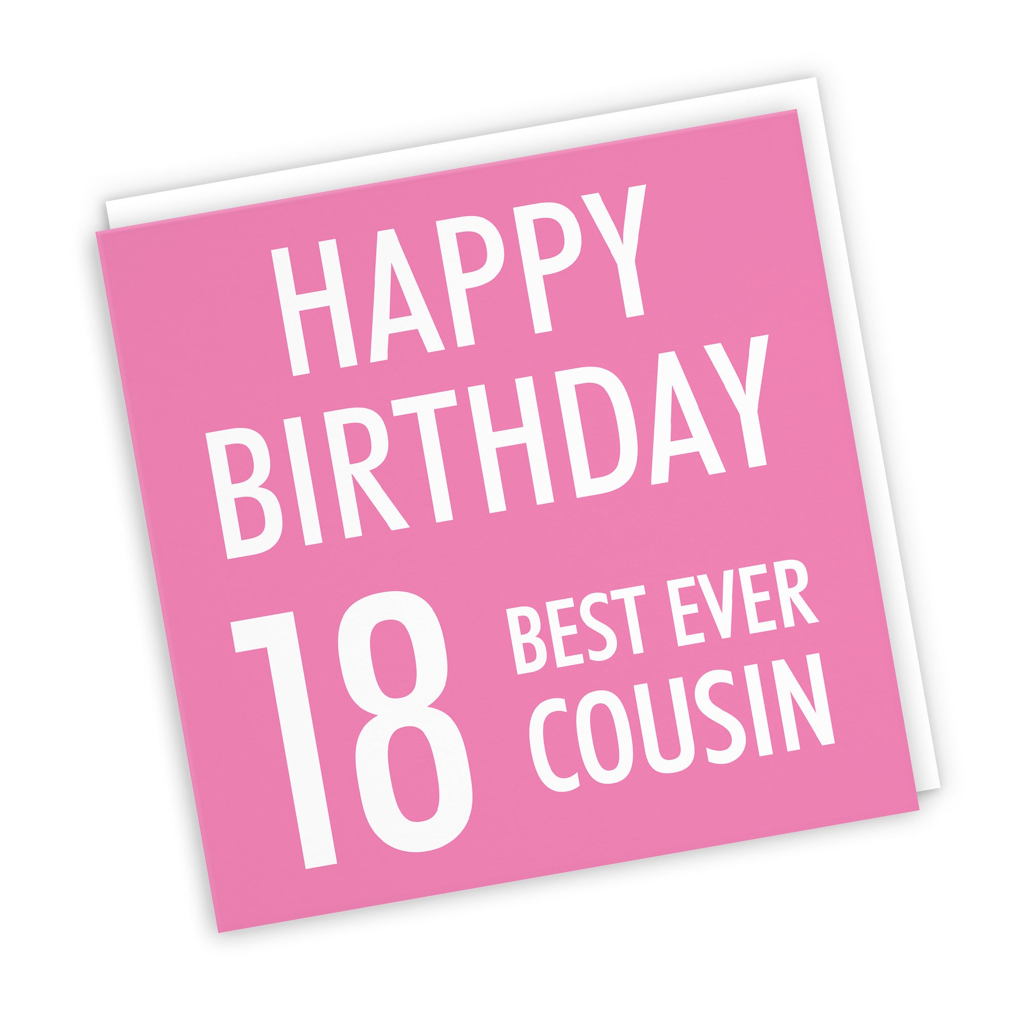 18th Cousin Female Birthday Card Urban Colour - Default Title (TH02164)