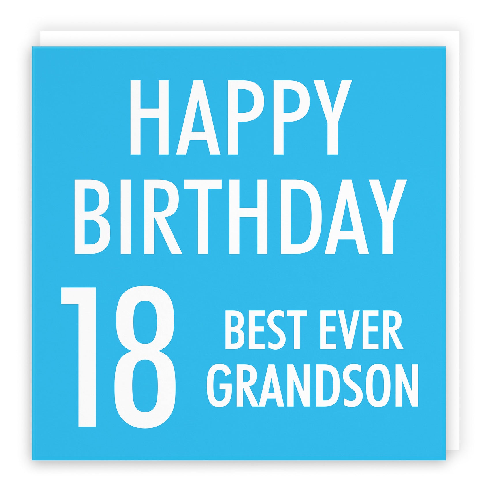 18th Grandson Birthday Card Urban Colour - Default Title (TH02166)