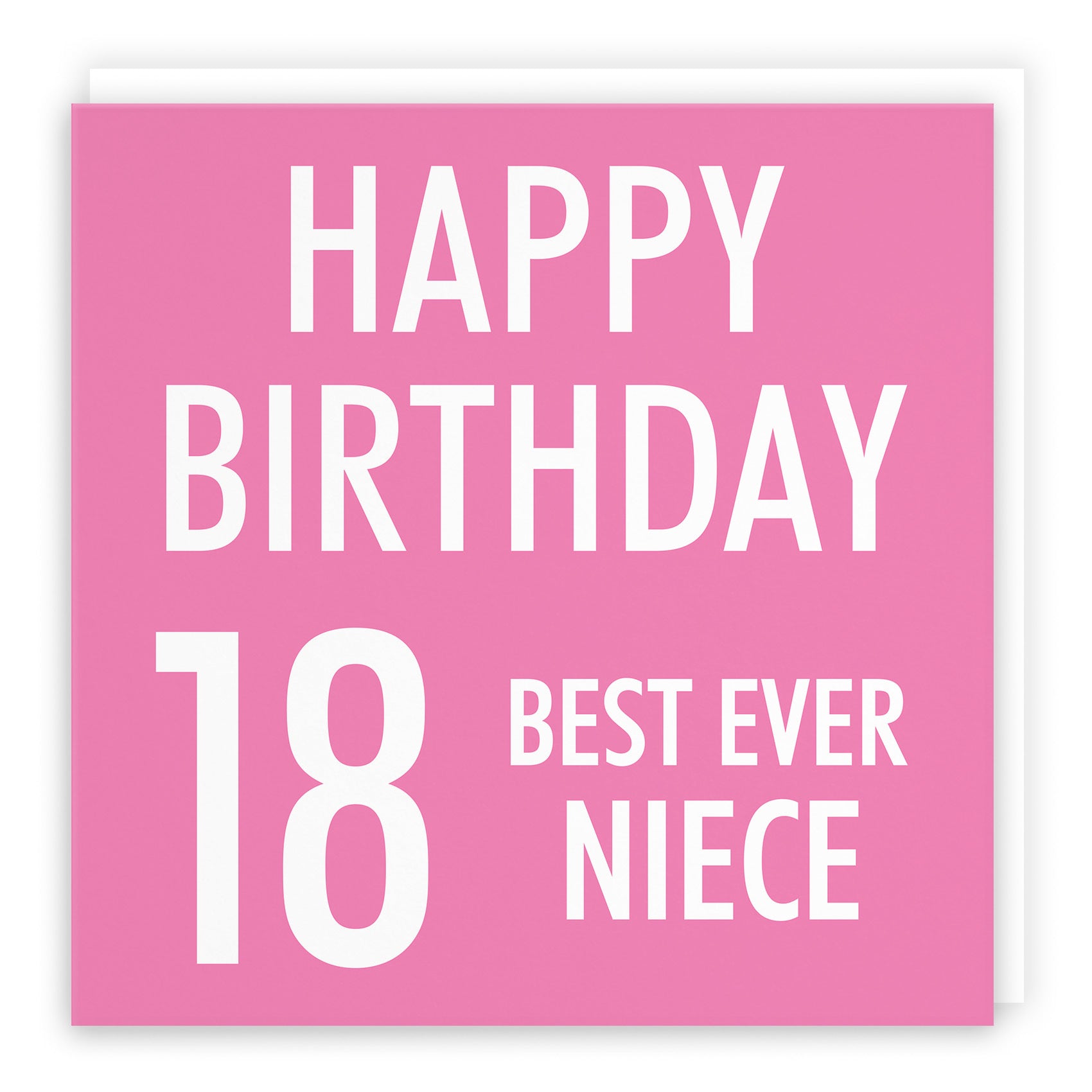 18th Niece Birthday Card Urban Colour - Default Title (TH02168)