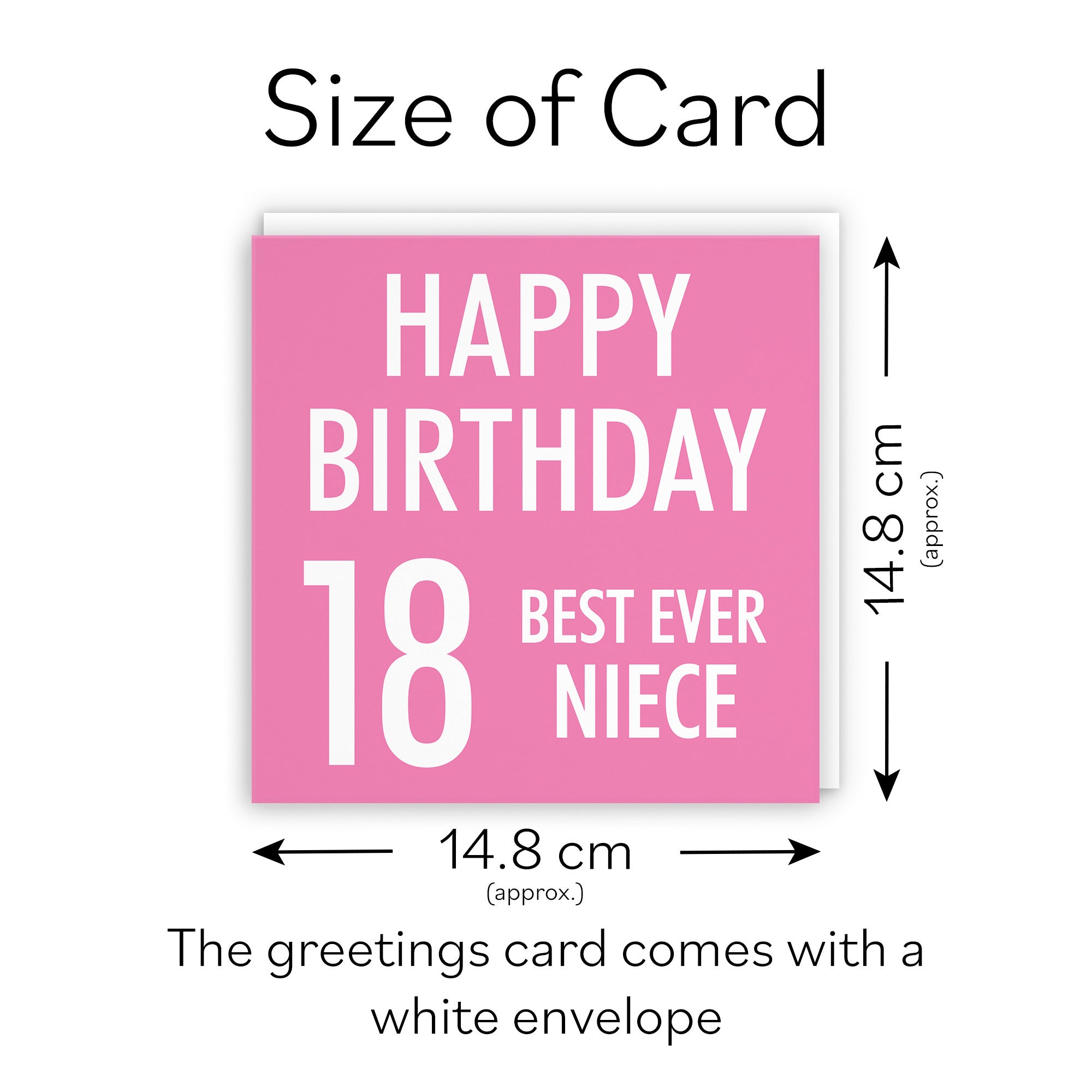 18th Niece Birthday Card Urban Colour - Default Title (TH02168)
