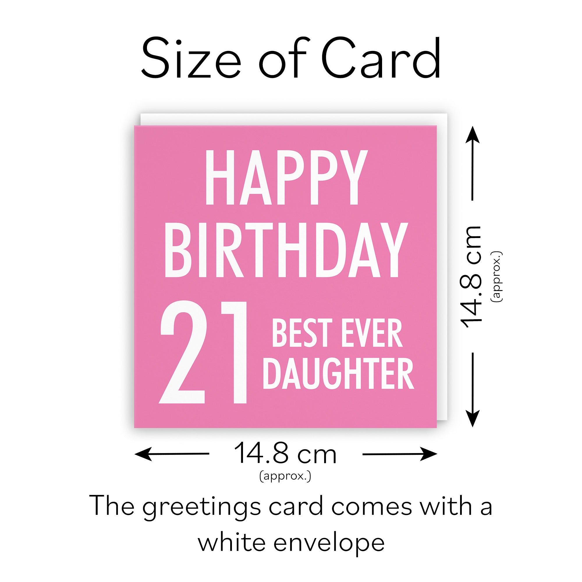 21st Daughter Birthday Card Urban Colour - Default Title (TH02171)