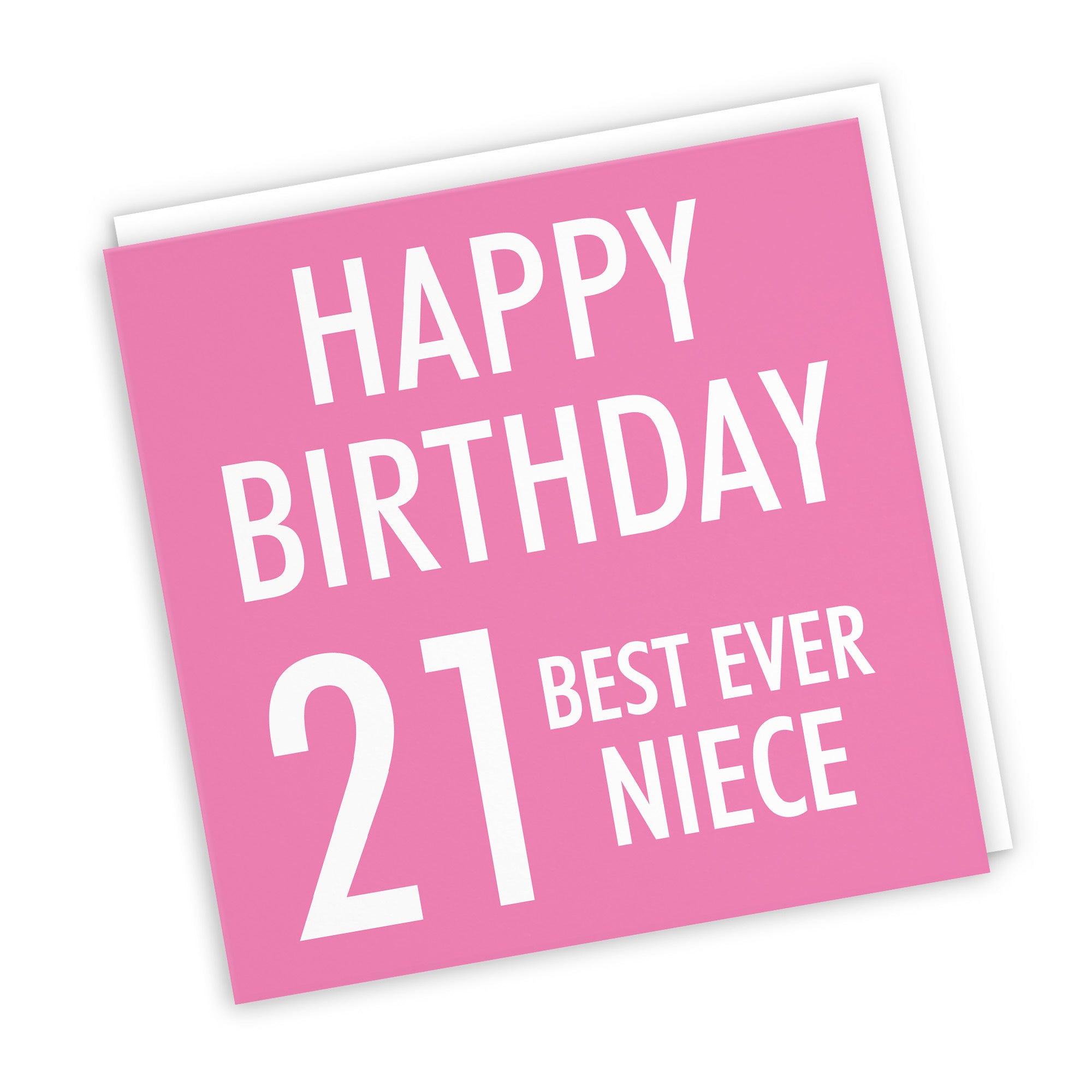 21st Niece Birthday Card Urban Colour - Default Title (TH02174)