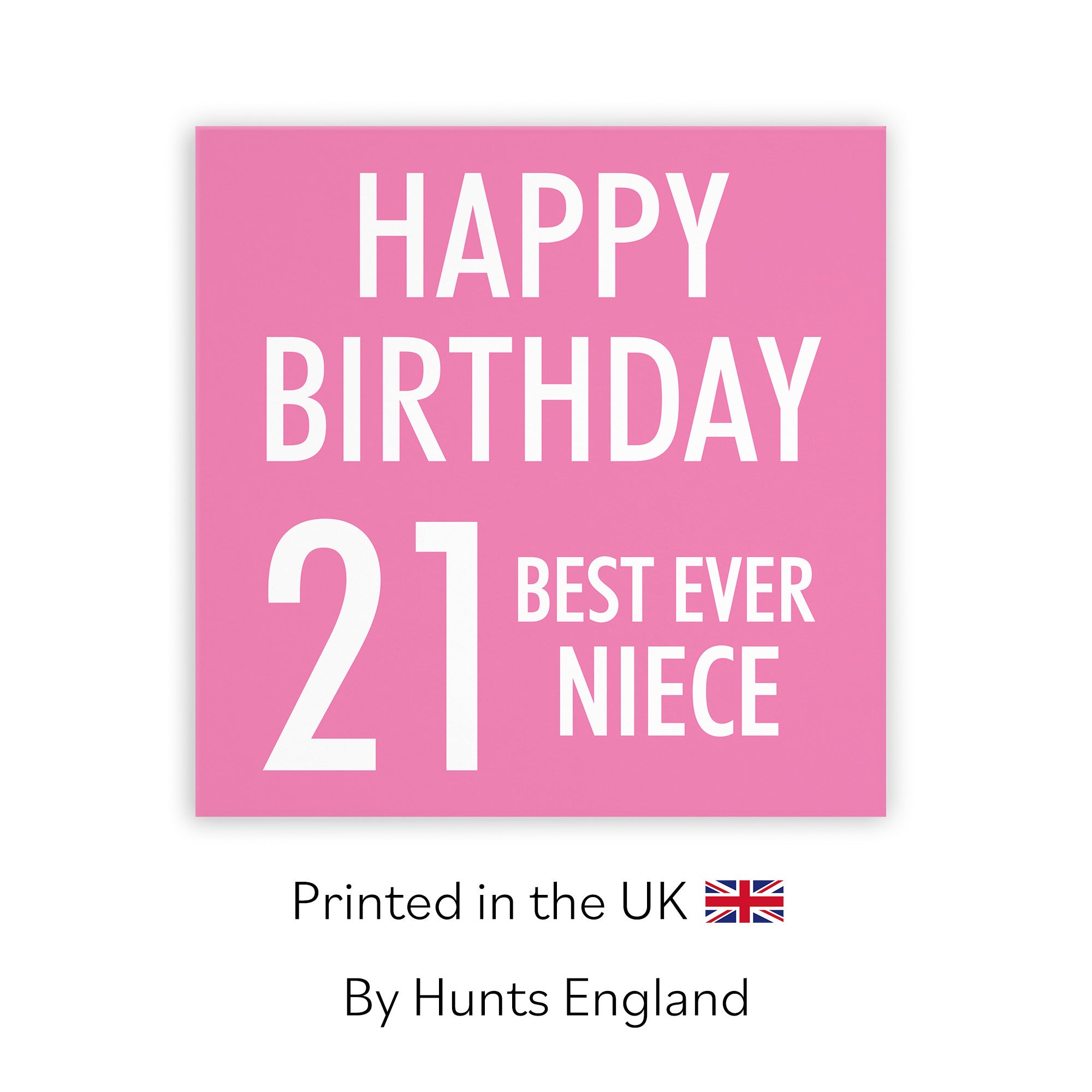 21st Niece Birthday Card Urban Colour - Default Title (TH02174)