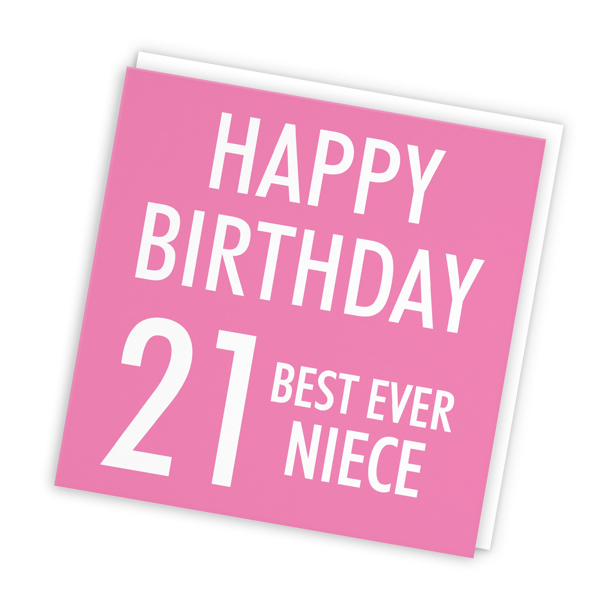 21st Niece Birthday Card Urban Colour - Default Title (TH02174)