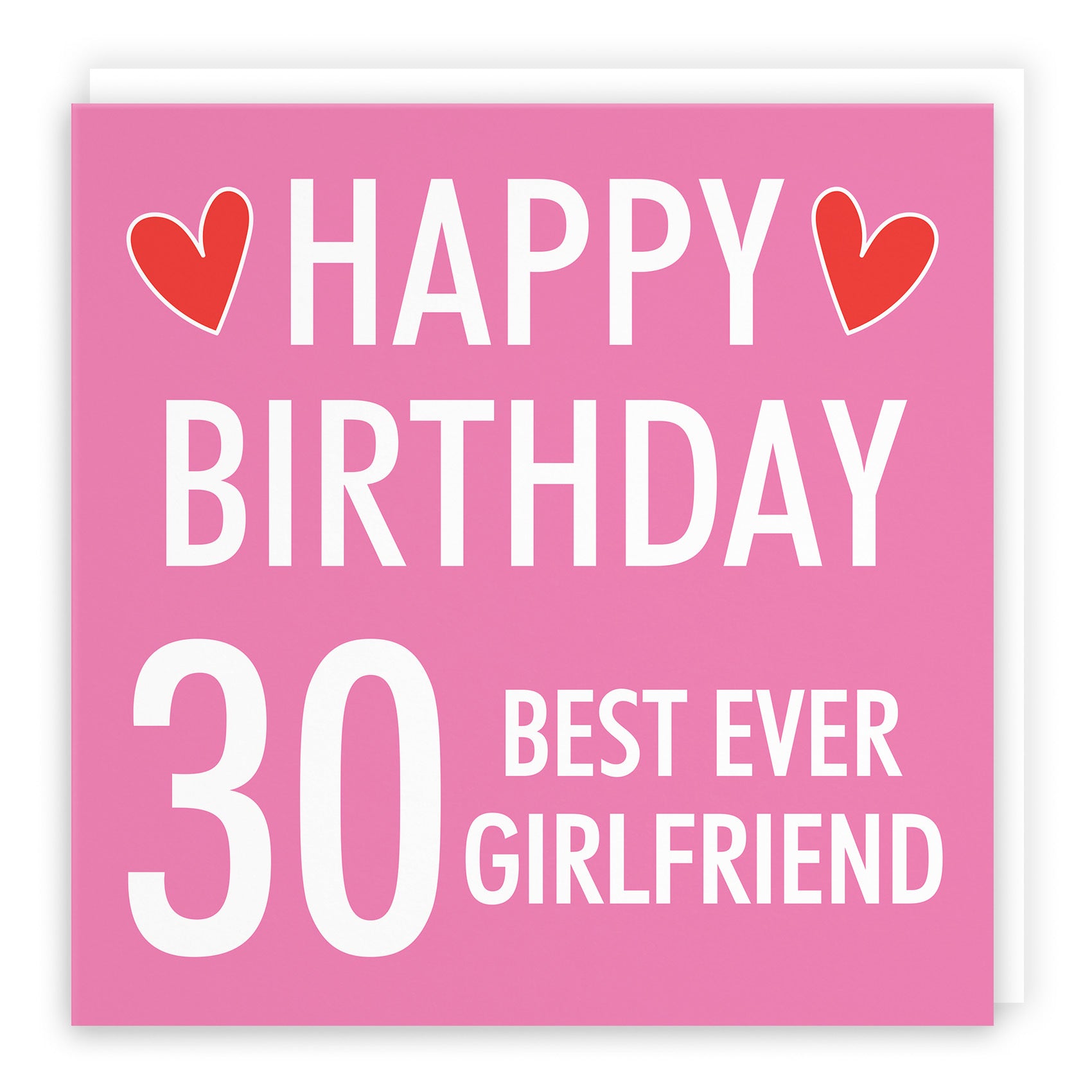 30th Girlfriend Birthday Card Urban Colour - Default Title (TH02176)