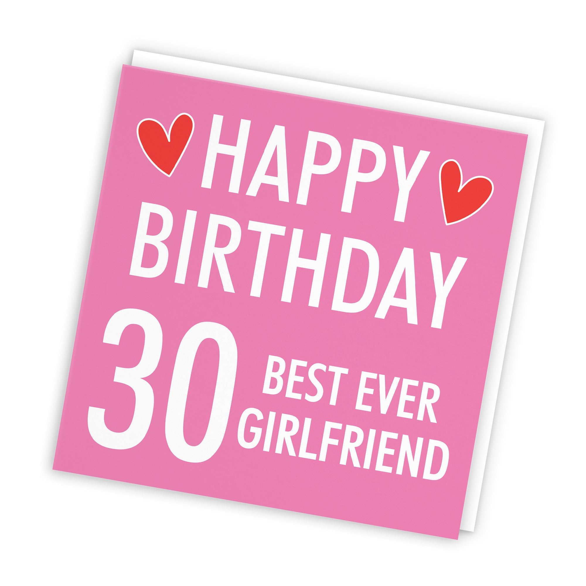 30th Girlfriend Birthday Card Urban Colour - Default Title (TH02176)