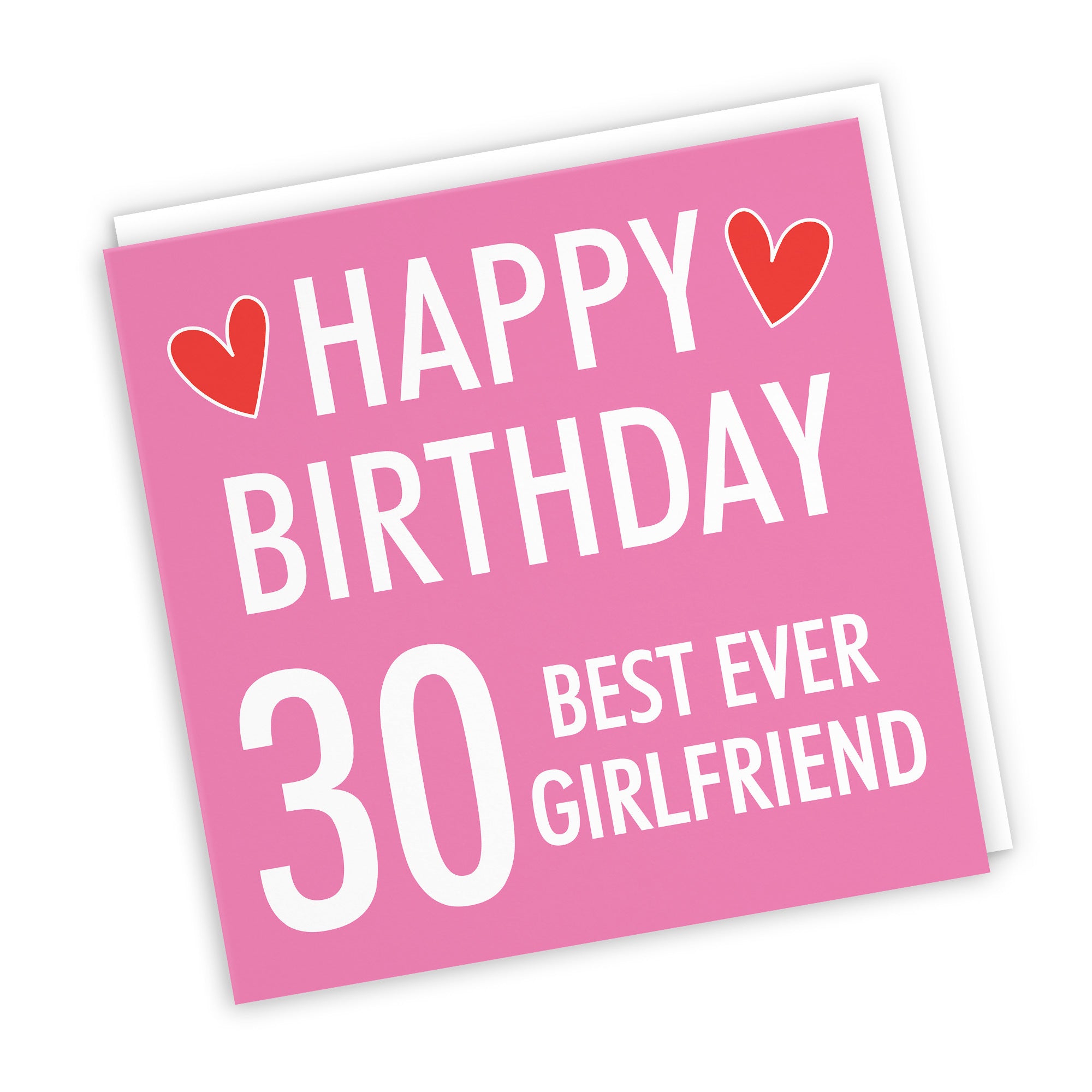 30th Girlfriend Birthday Card Urban Colour - Default Title (TH02176)