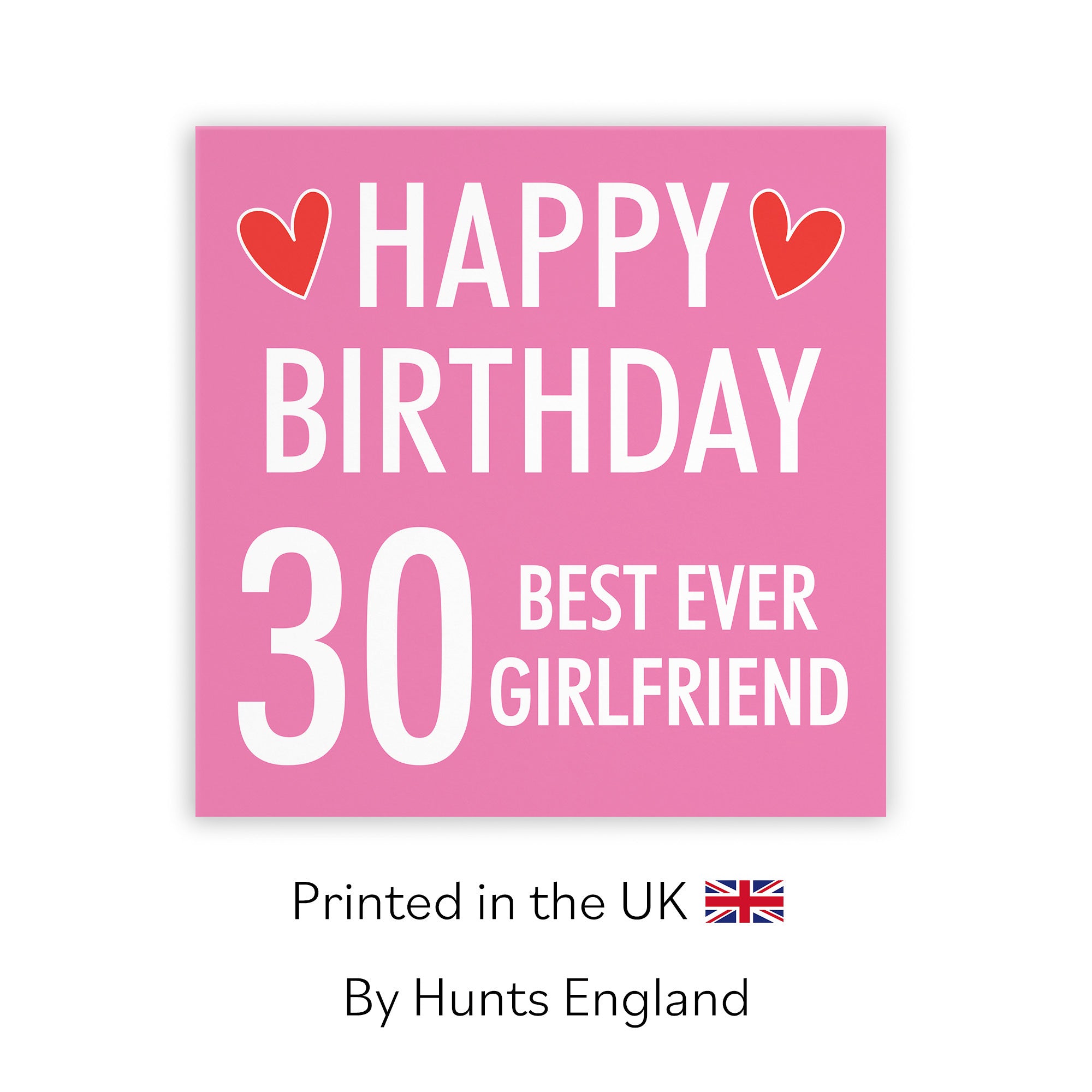30th Girlfriend Birthday Card Urban Colour - Default Title (TH02176)
