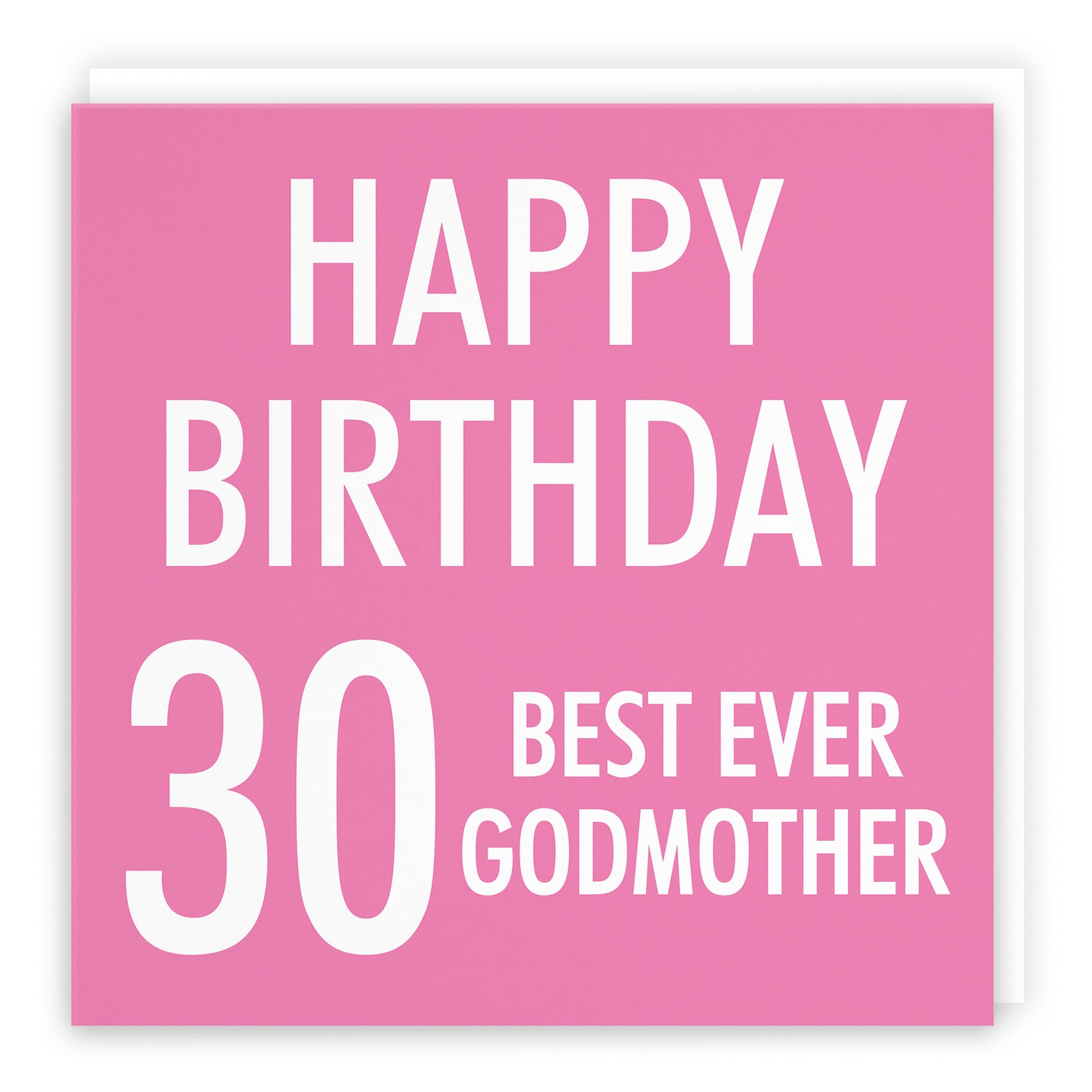 30th Godmother Birthday Card Urban Colour - Default Title (TH02177)