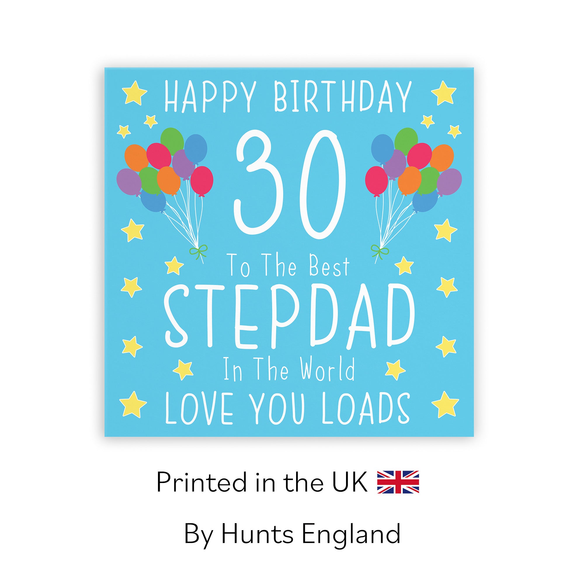30th Stepdad Birthday Card Iconic - Default Title (TH02180)