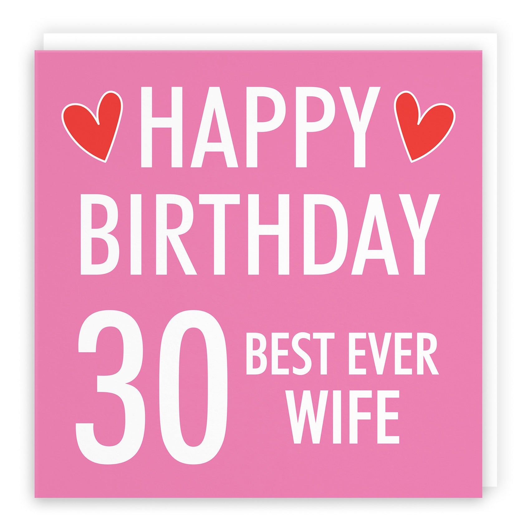 30th Wife Birthday Card Urban Colour - Default Title (TH02181)
