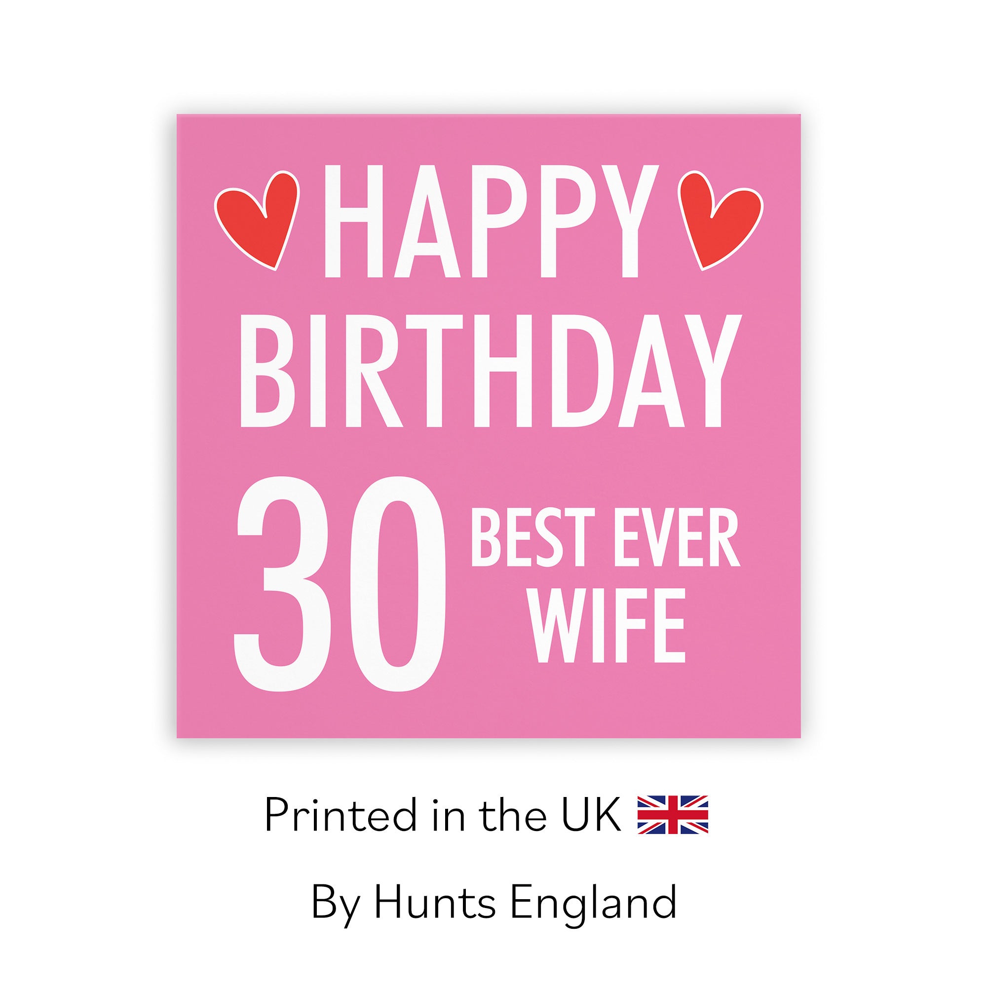 30th Wife Birthday Card Urban Colour - Default Title (TH02181)