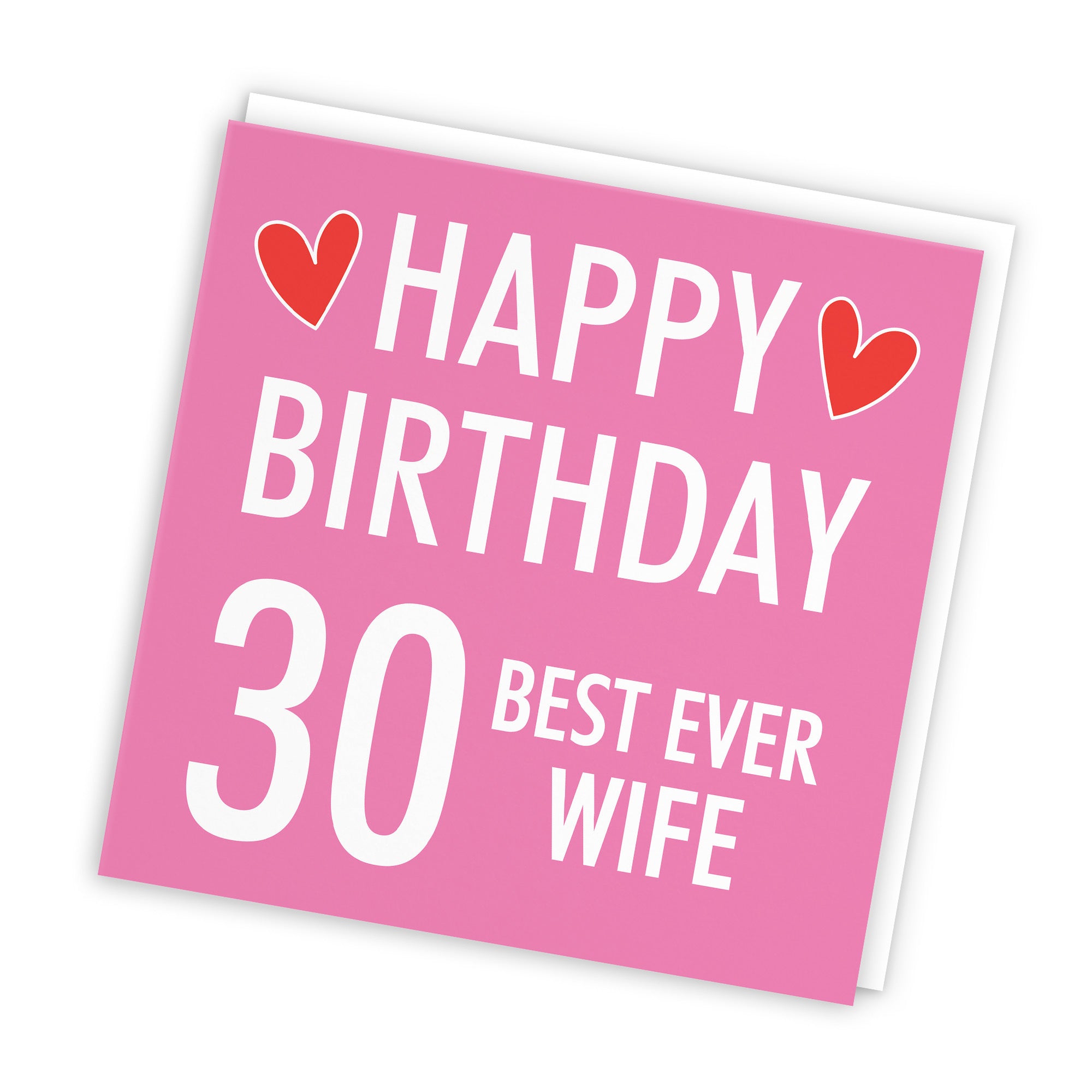 30th Wife Birthday Card Urban Colour - Default Title (TH02181)
