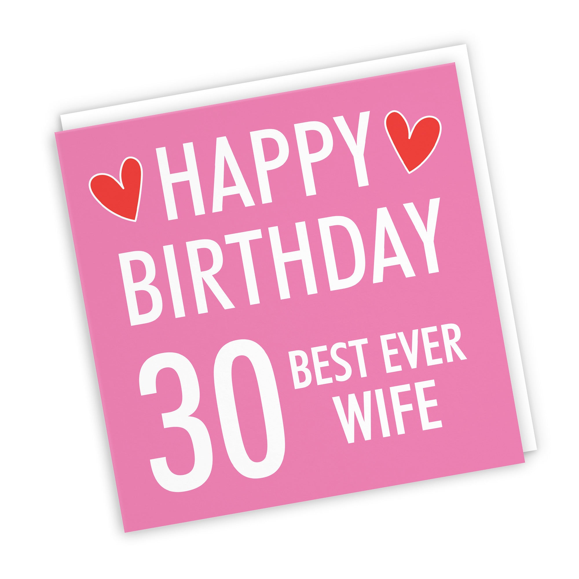 30th Wife Birthday Card Urban Colour - Default Title (TH02181)