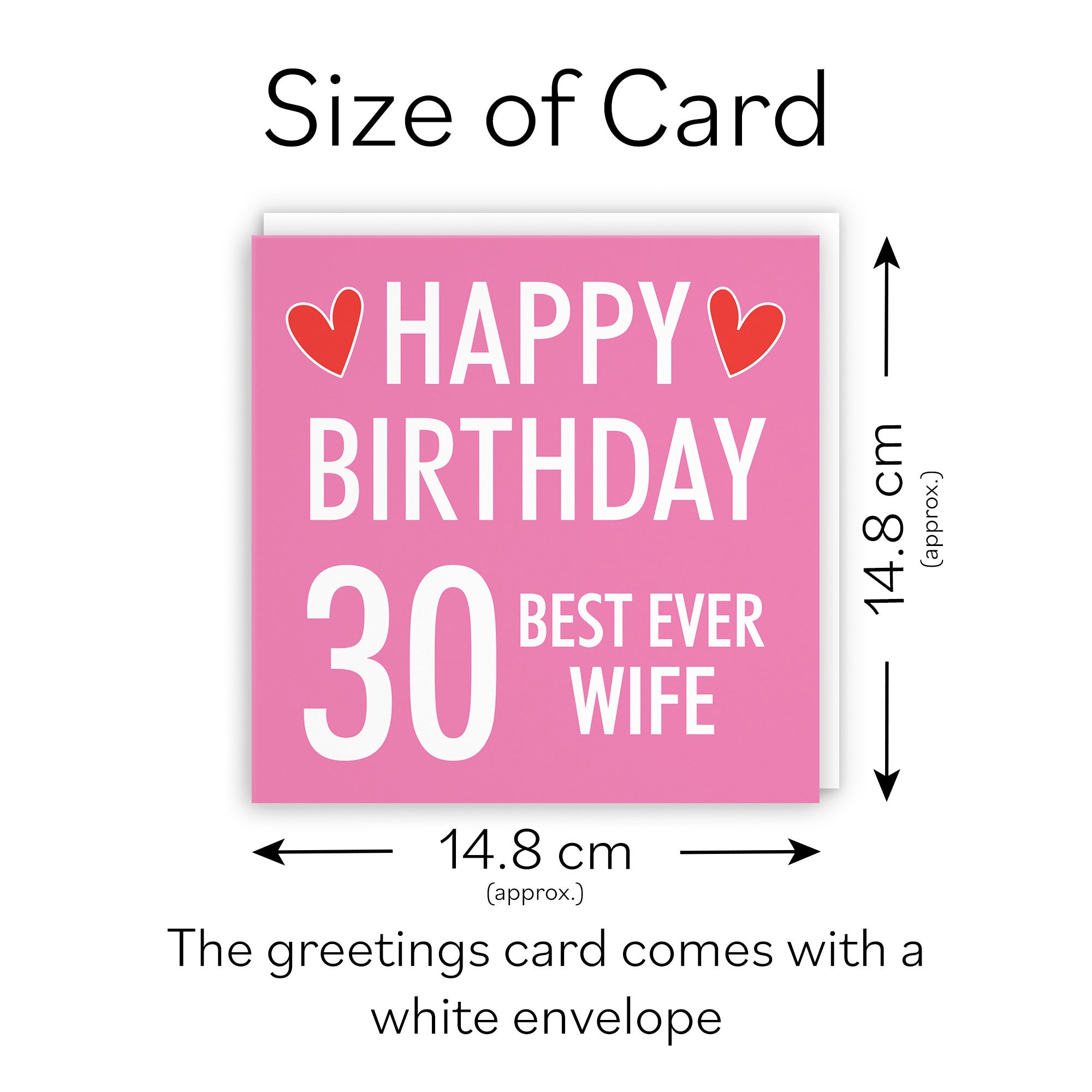 30th Wife Birthday Card Urban Colour - Default Title (TH02181)