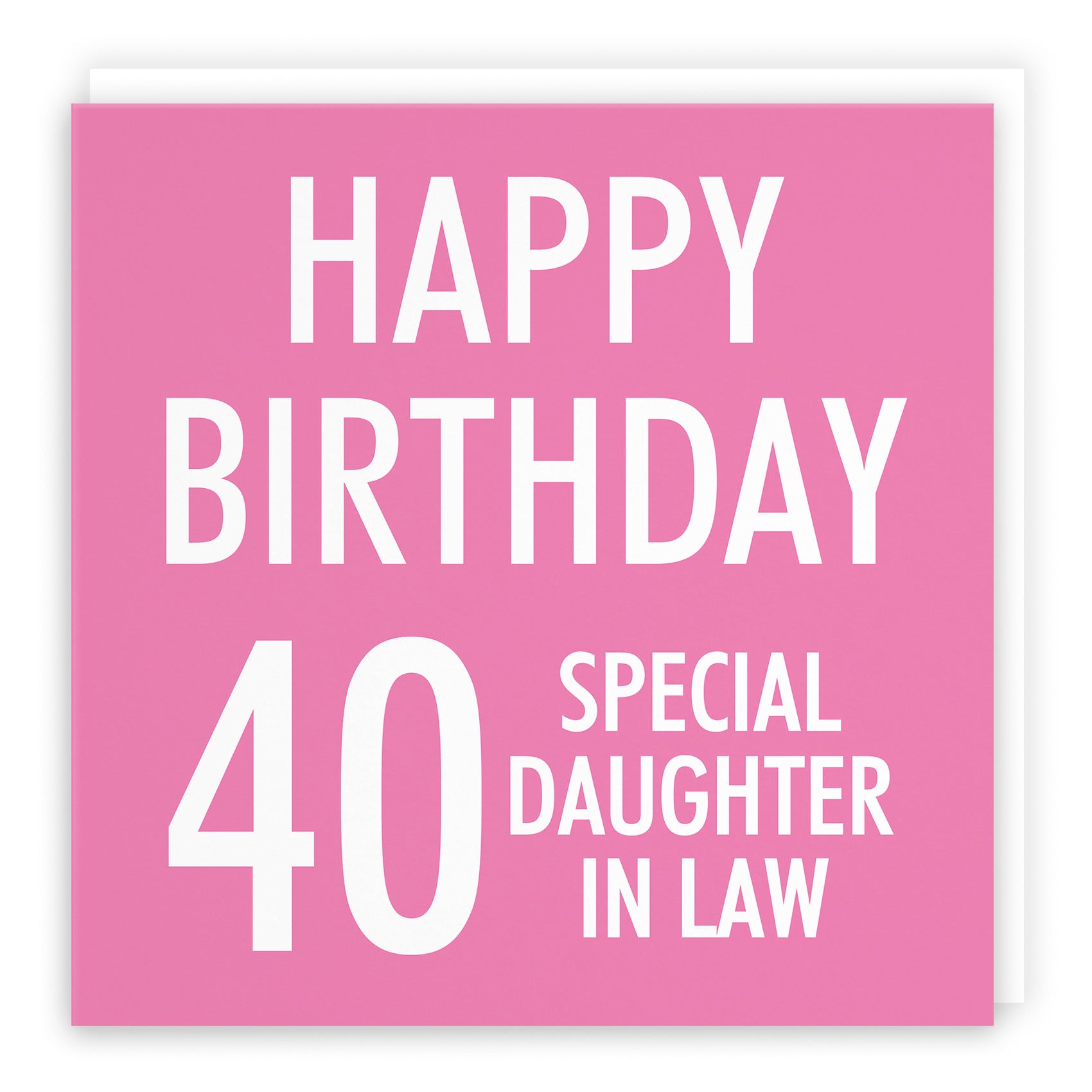 40th Daughter In Law Birthday Card Urban Colour - Default Title (TH02182)