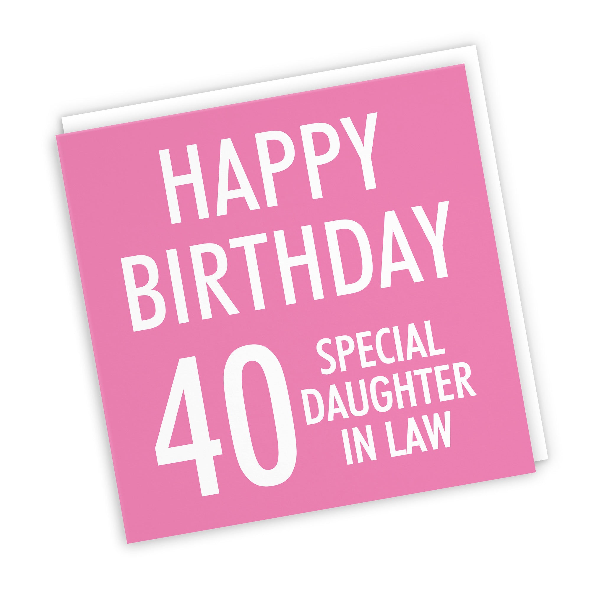 40th Daughter In Law Birthday Card Urban Colour - Default Title (TH02182)