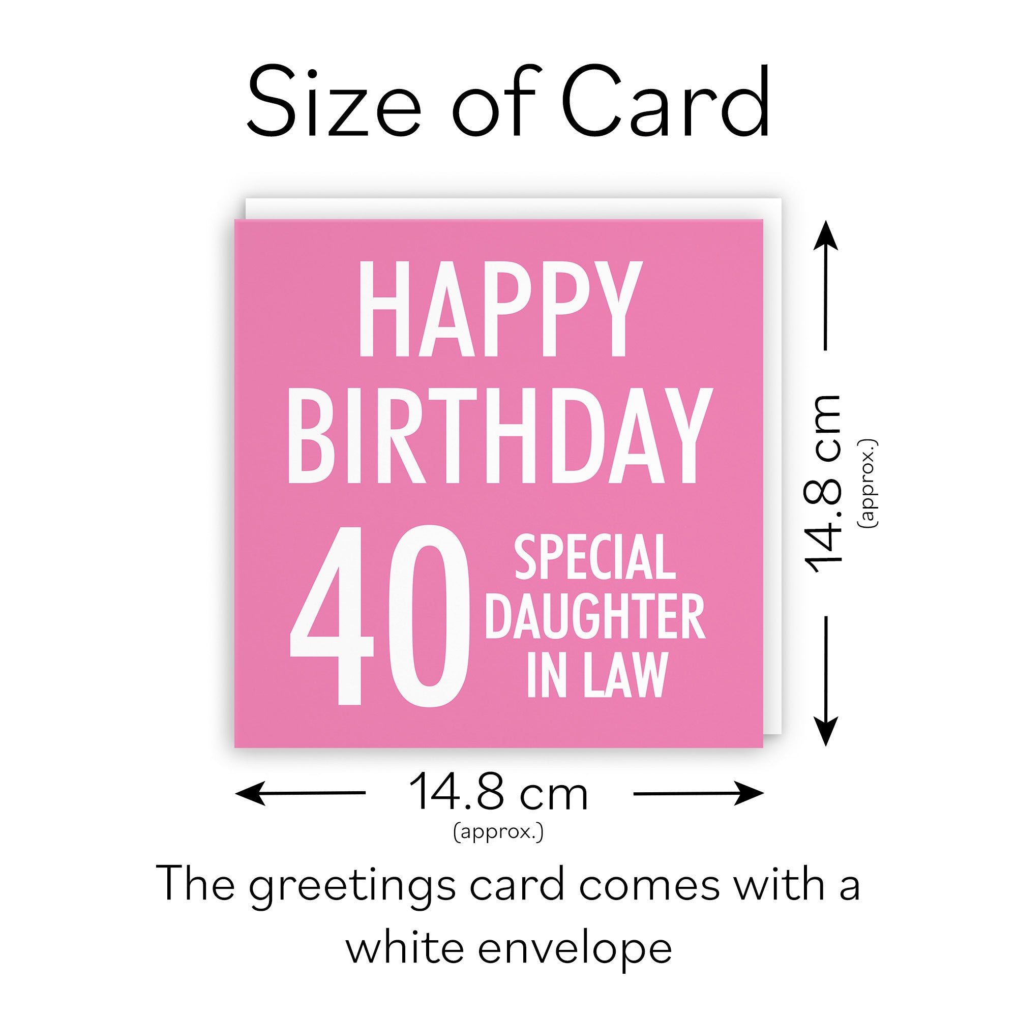 40th Daughter In Law Birthday Card Urban Colour - Default Title (TH02182)