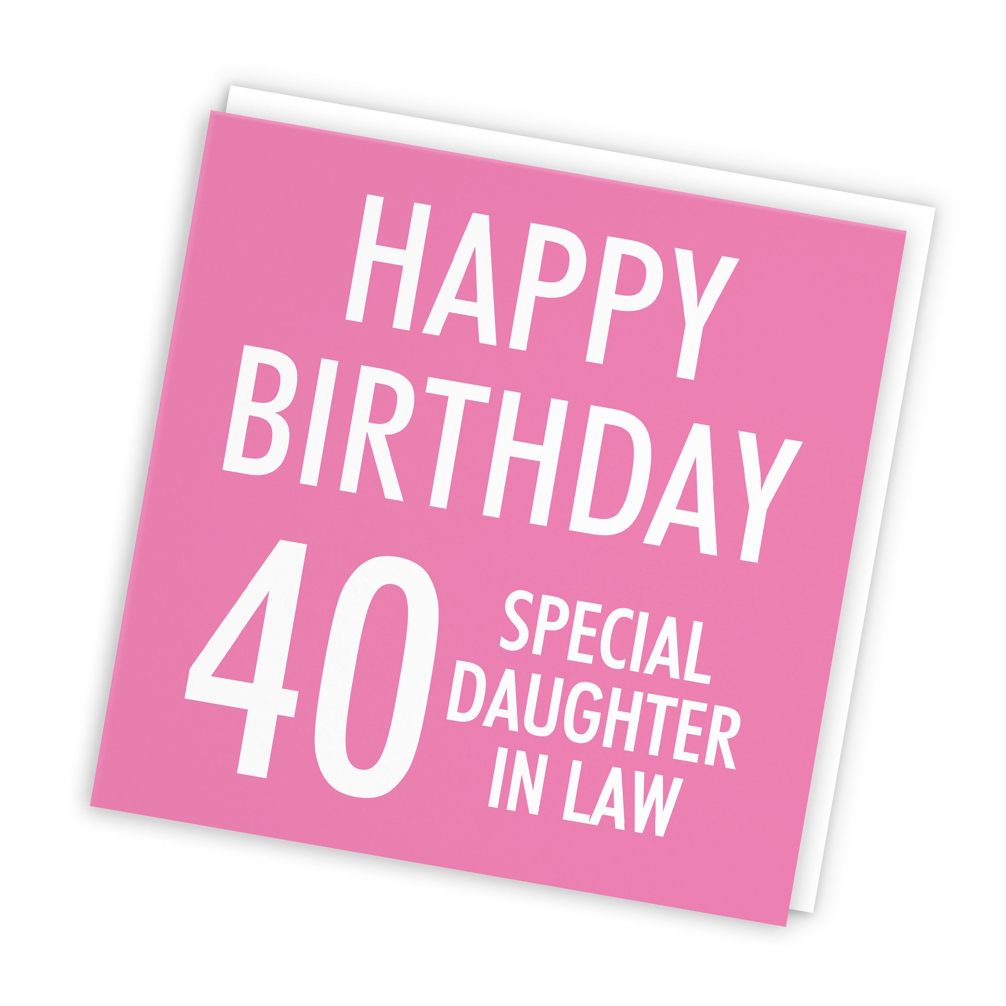 40th Daughter In Law Birthday Card Urban Colour - Default Title (TH02182)
