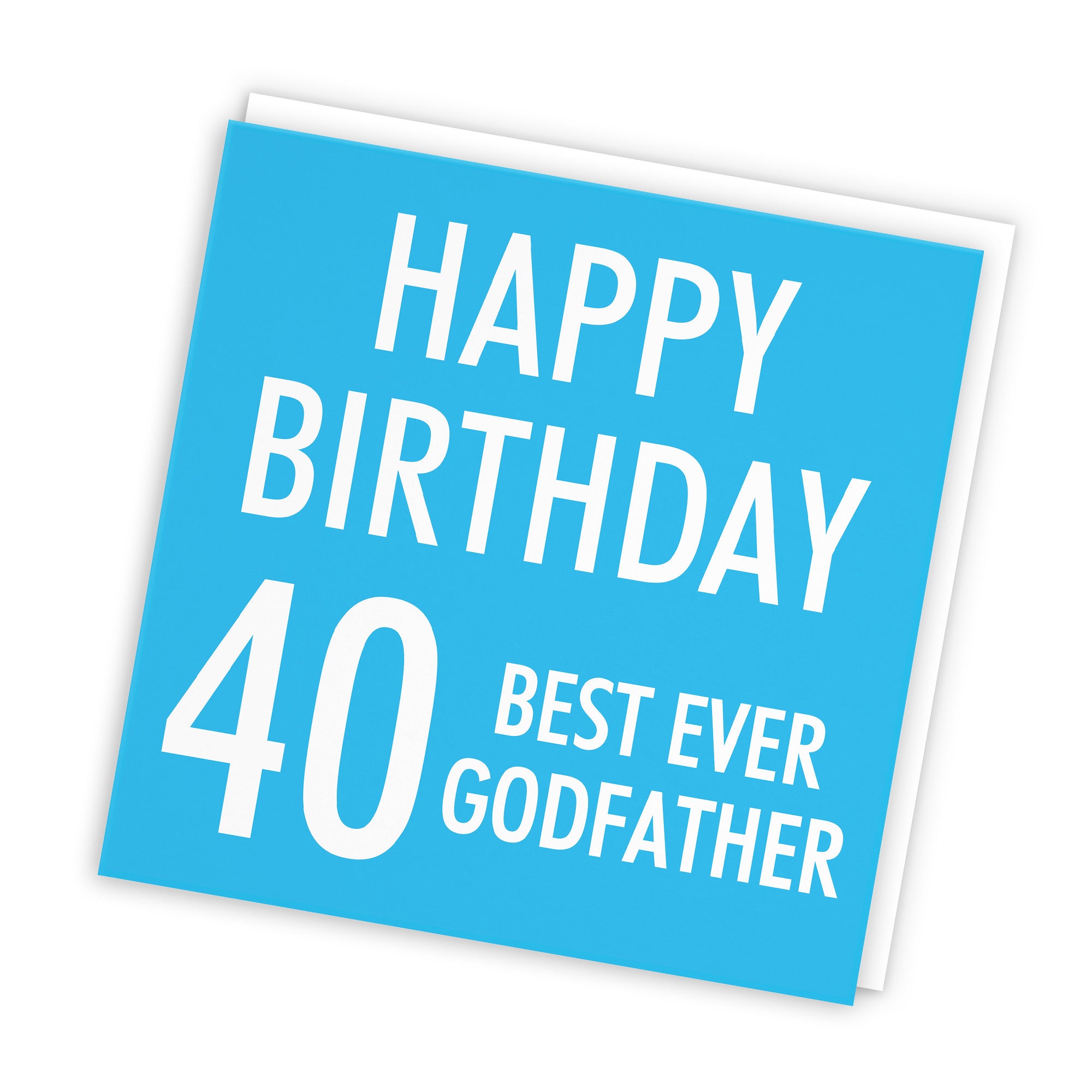 40th Godfather Birthday Card Urban Colour - Default Title (TH02183)