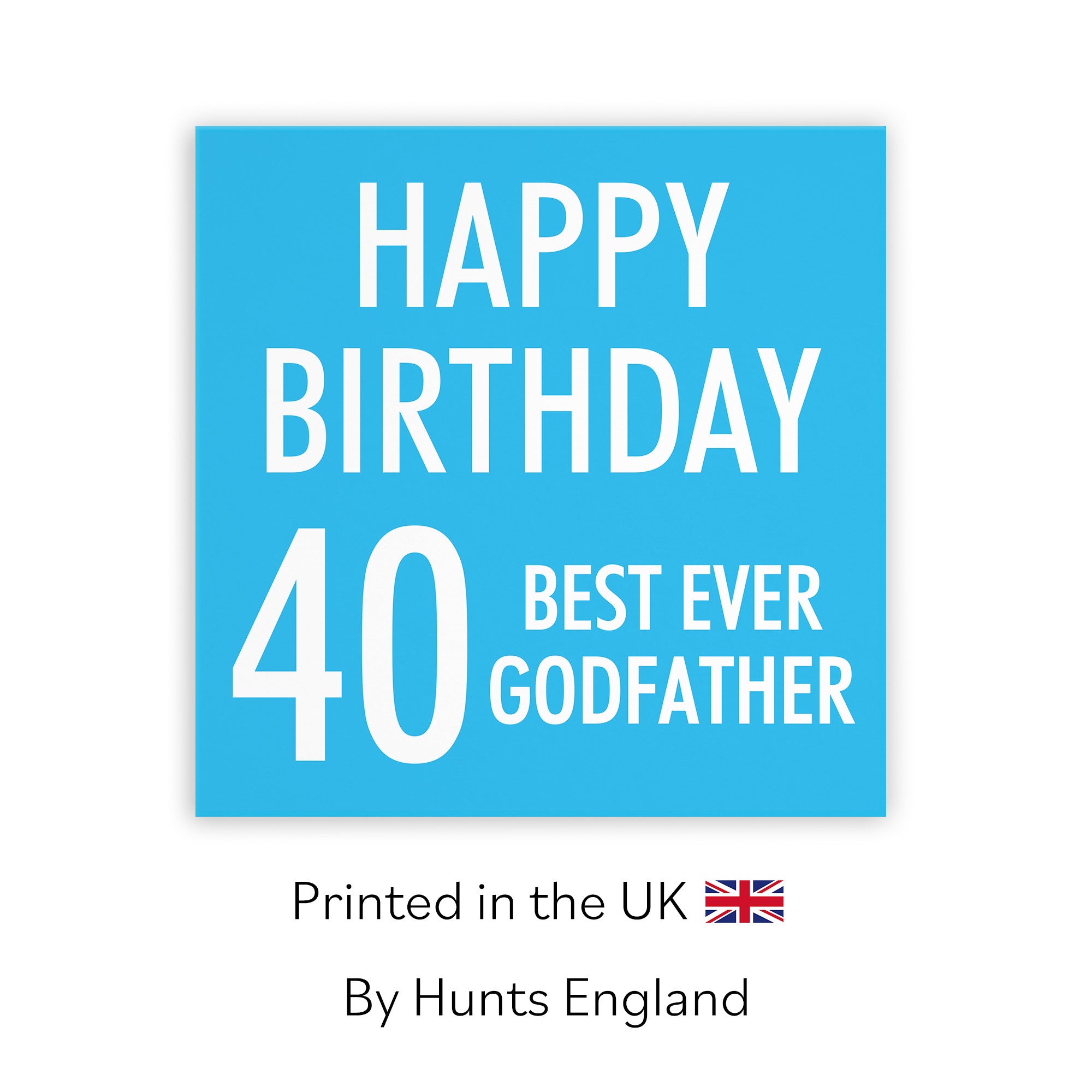 40th Godfather Birthday Card Urban Colour - Default Title (TH02183)
