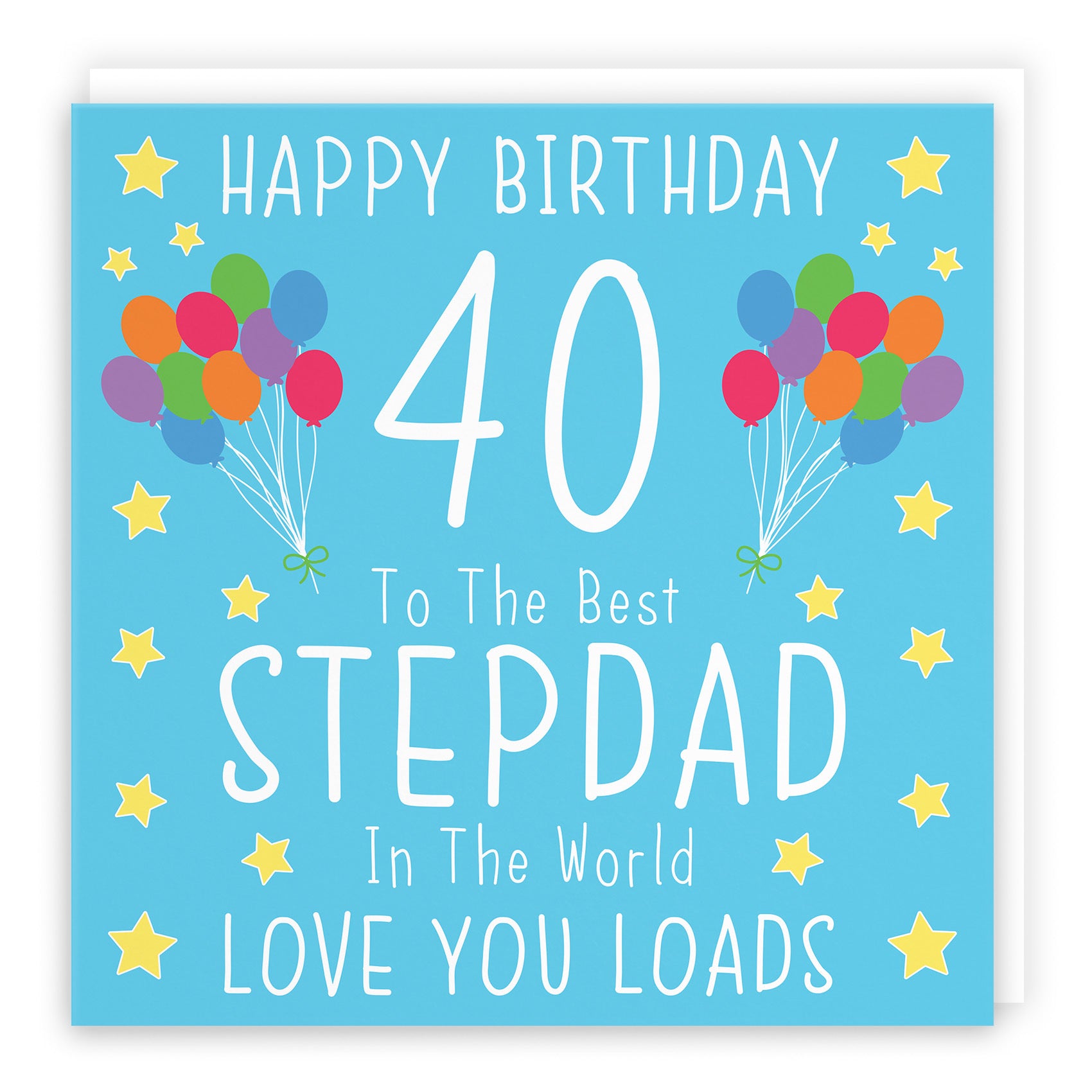 40th Stepdad Birthday Card Iconic - Default Title (TH02186)